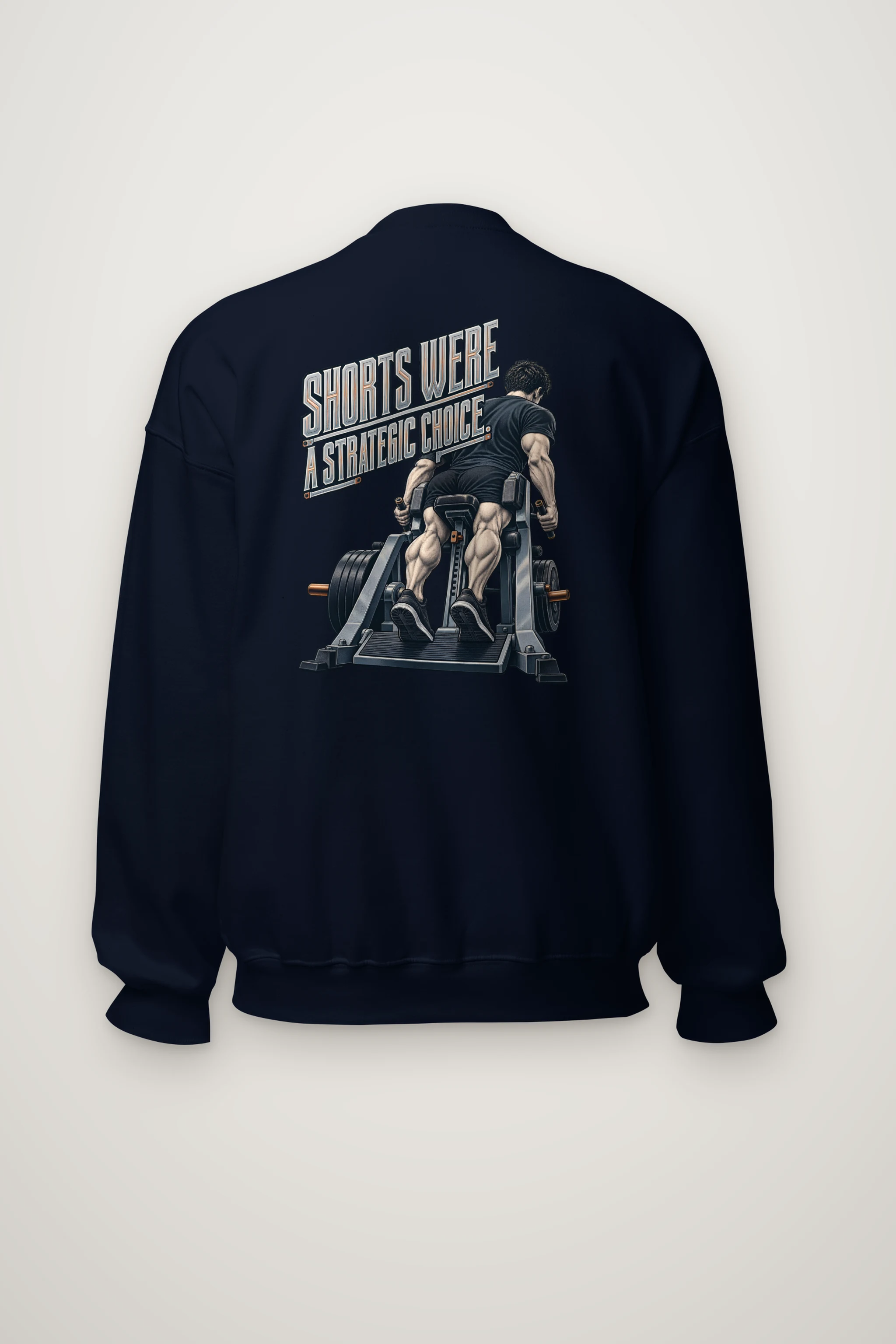 "Shorts Were A Strategic Choice" Heavy Blend Unisex Crewneck Sweatshirt