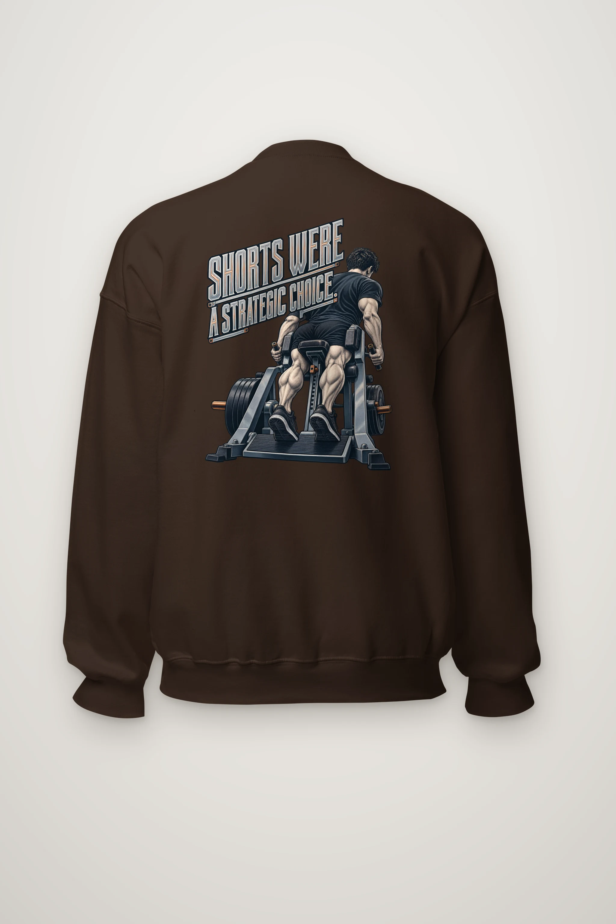 "Shorts Were A Strategic Choice" Heavy Blend Unisex Crewneck Sweatshirt