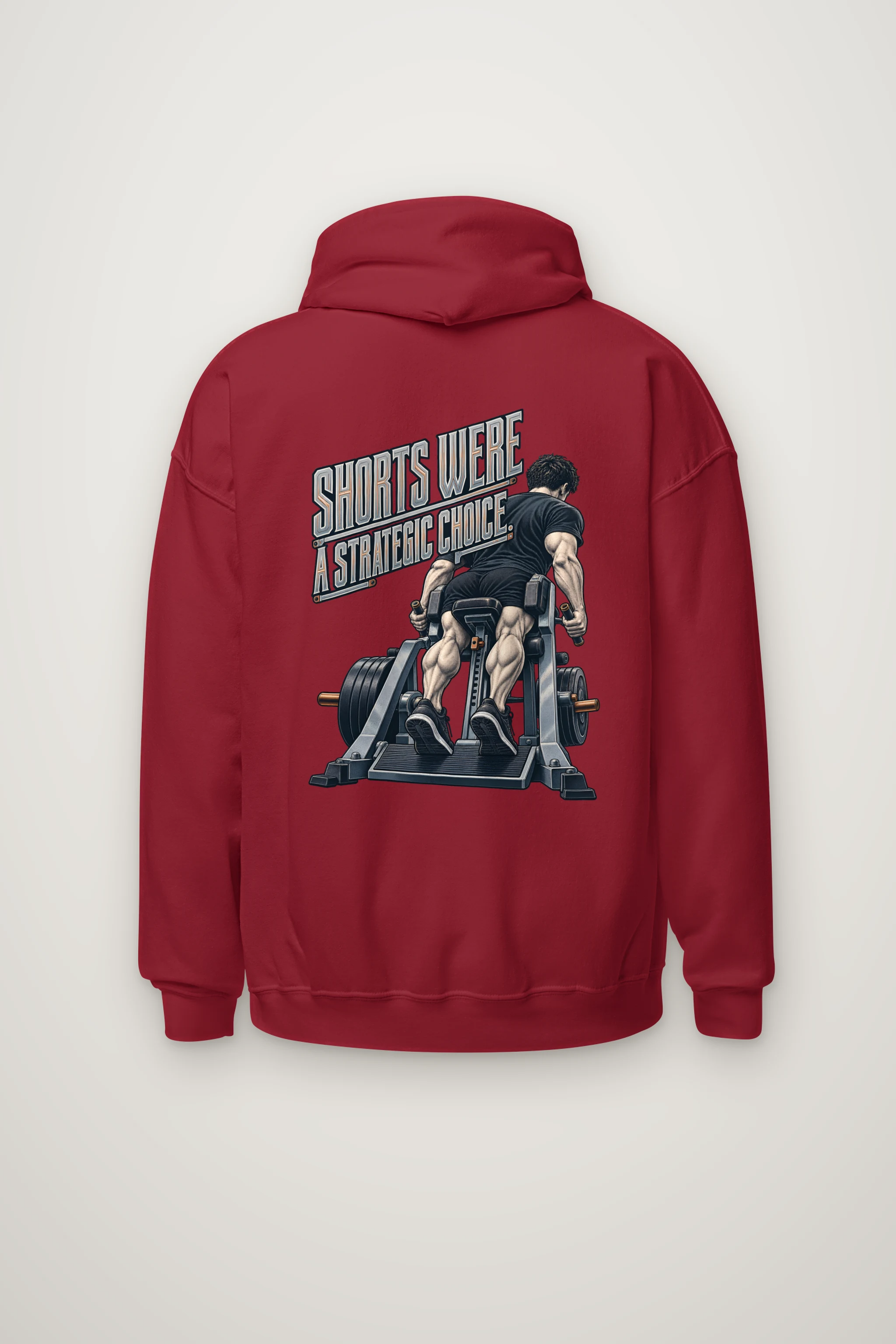 "Shorts Were a Strategic Choice" Heavy Blend Unisex Pullover Hoodie