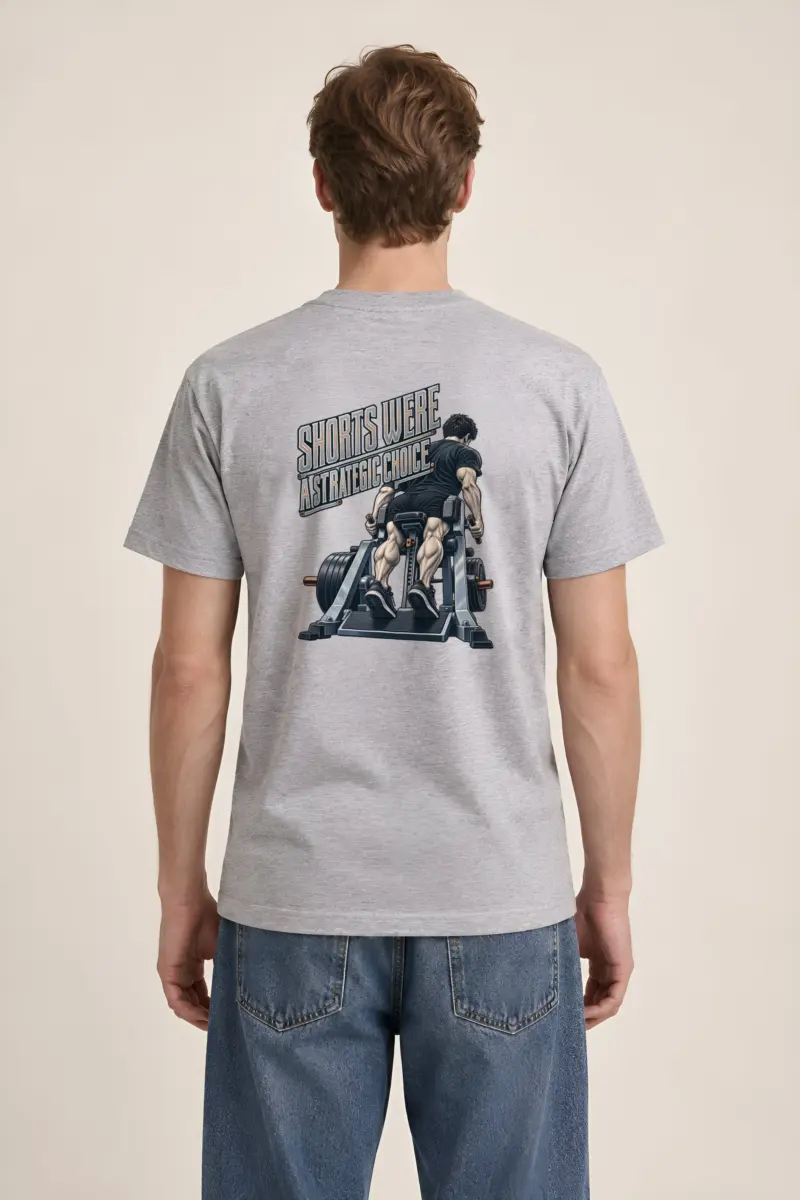 “Shorts Were a Strategic Choice” Heavyweight Unisex Crewneck T-shirt