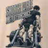 "Shorts Were a Strategic Choice" Men's Oversized Heavyweight Crewneck T-Shirt