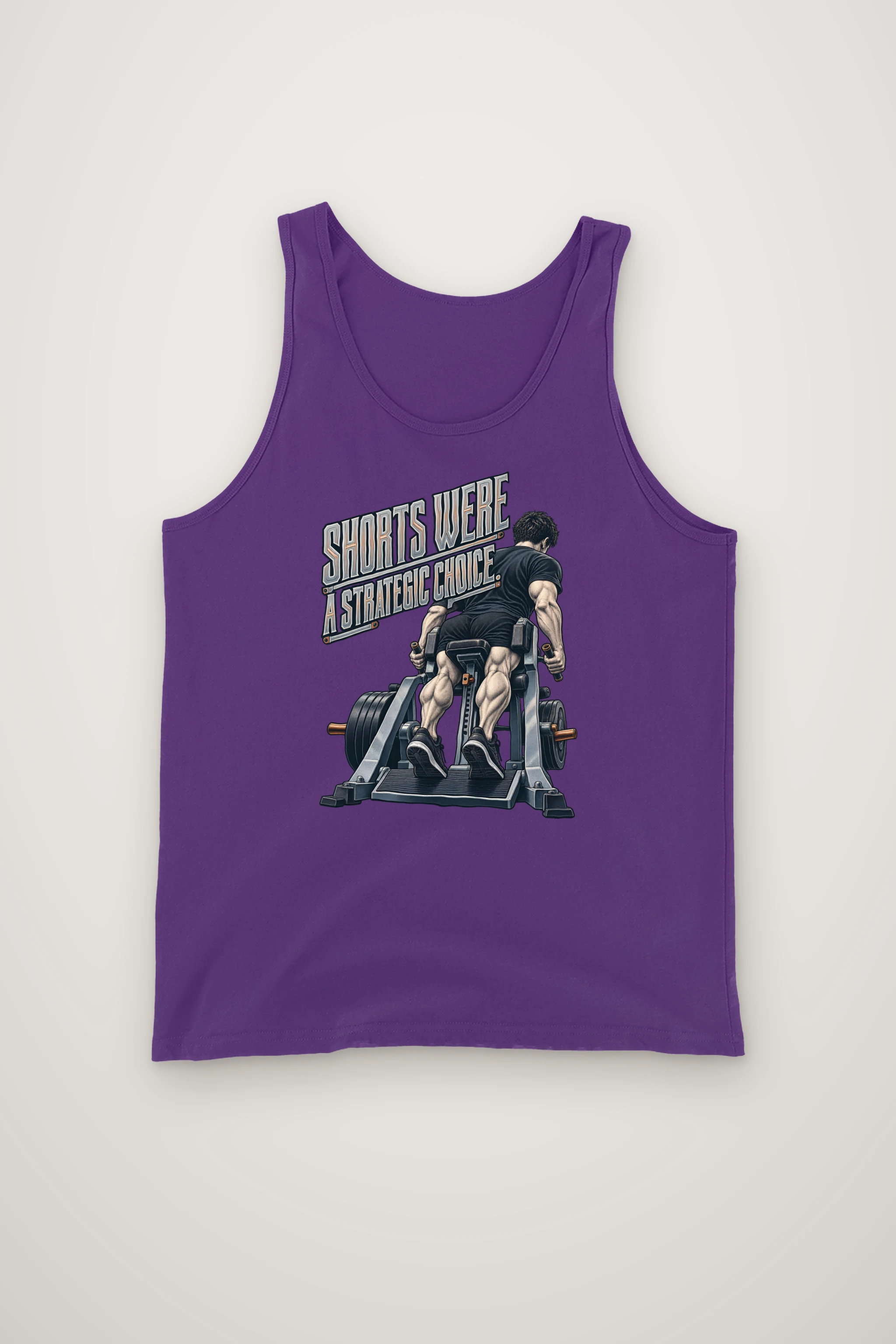 "Shorts Were A Strategic Choice" Unisex Jersey Tank