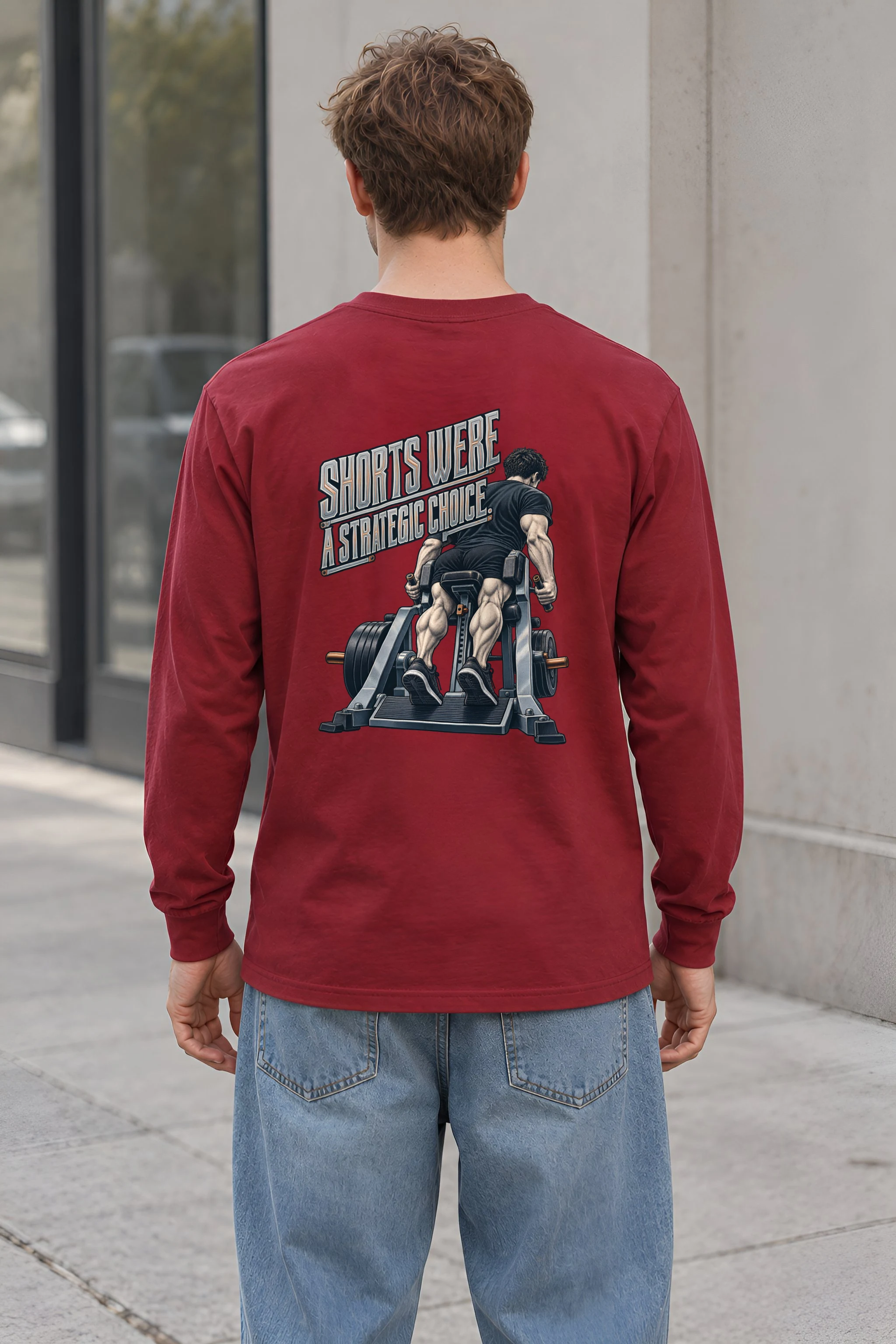 "Shorts Were A Strategic Choice" Unisex Longsleeve T-shirt