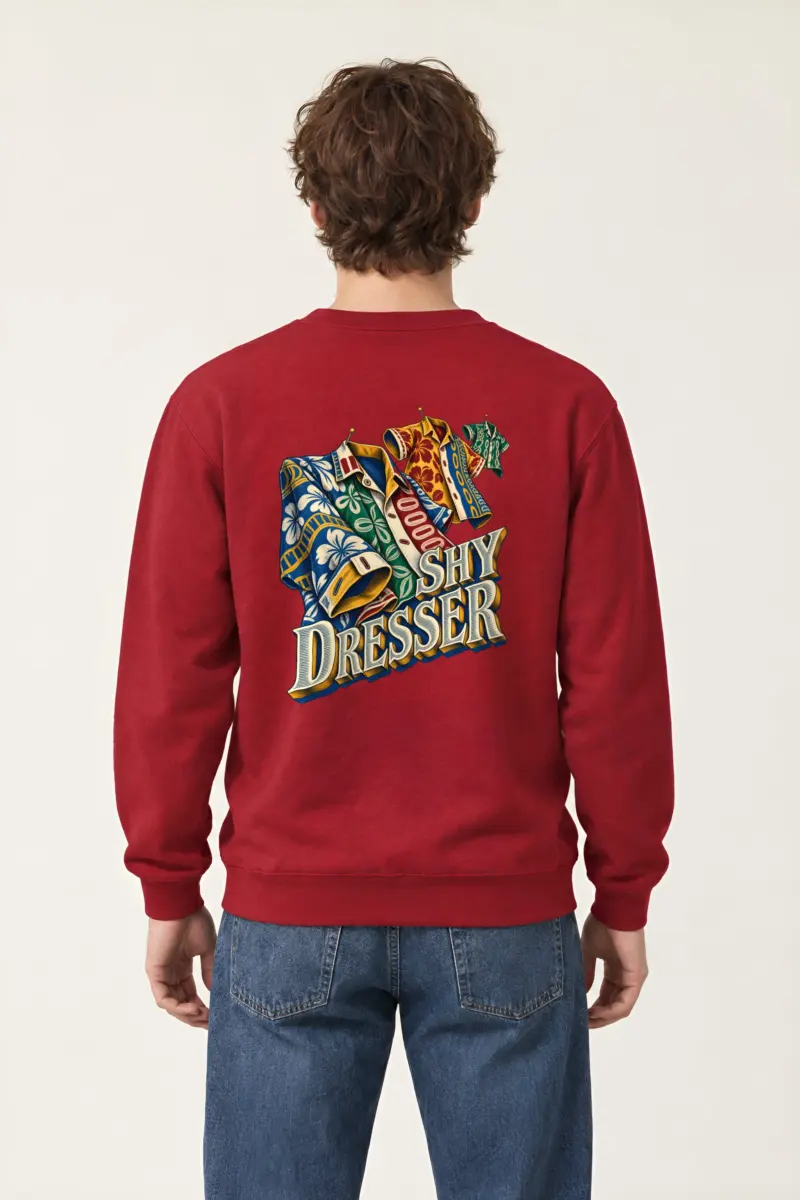 “Shy Dresser” Heavy Blend Unisex Crewneck Sweatshirt