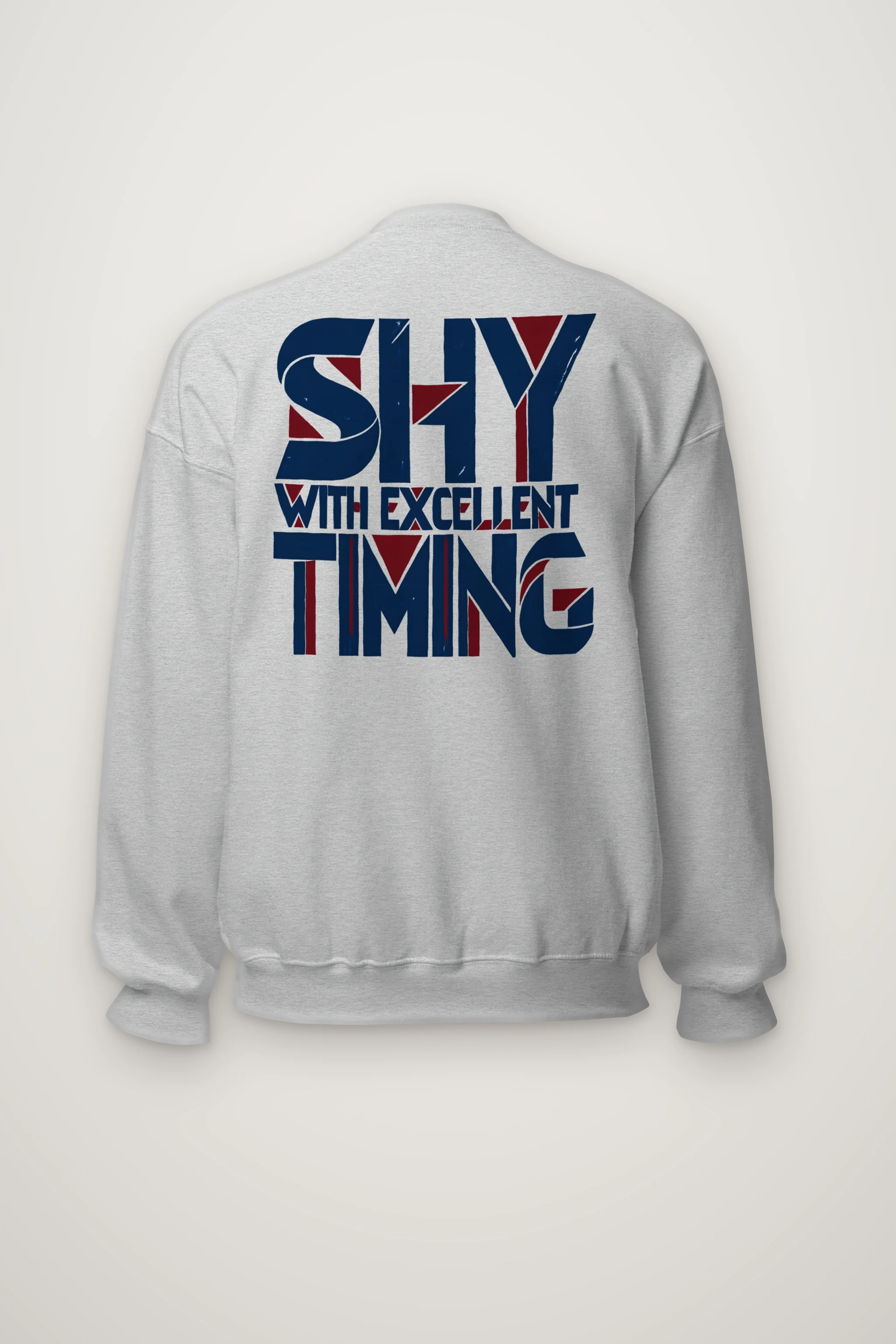 "Shy With Excellent Timing" Heavy Blend Unisex Crewneck Sweatshirt