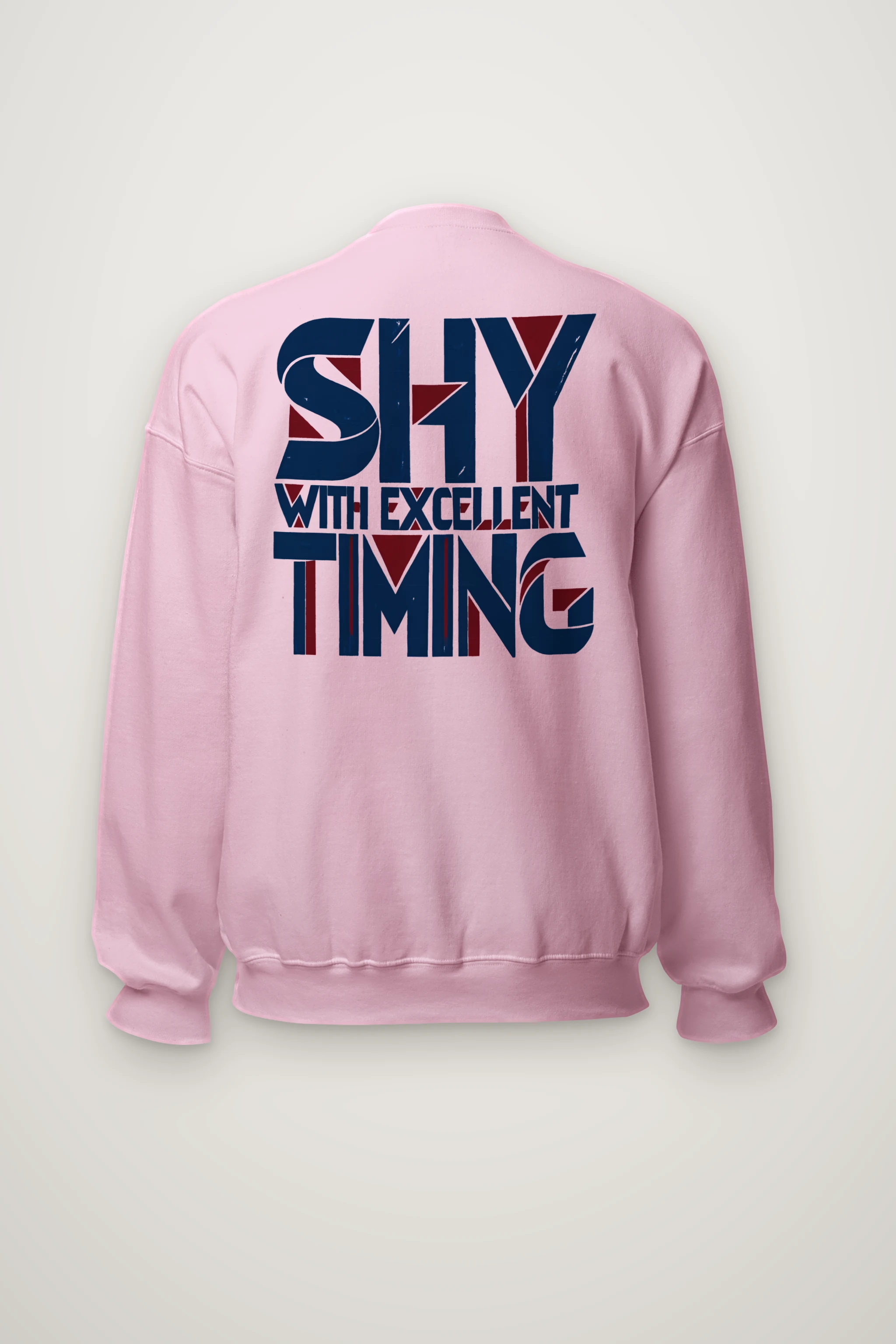 "Shy With Excellent Timing" Heavy Blend Unisex Crewneck Sweatshirt