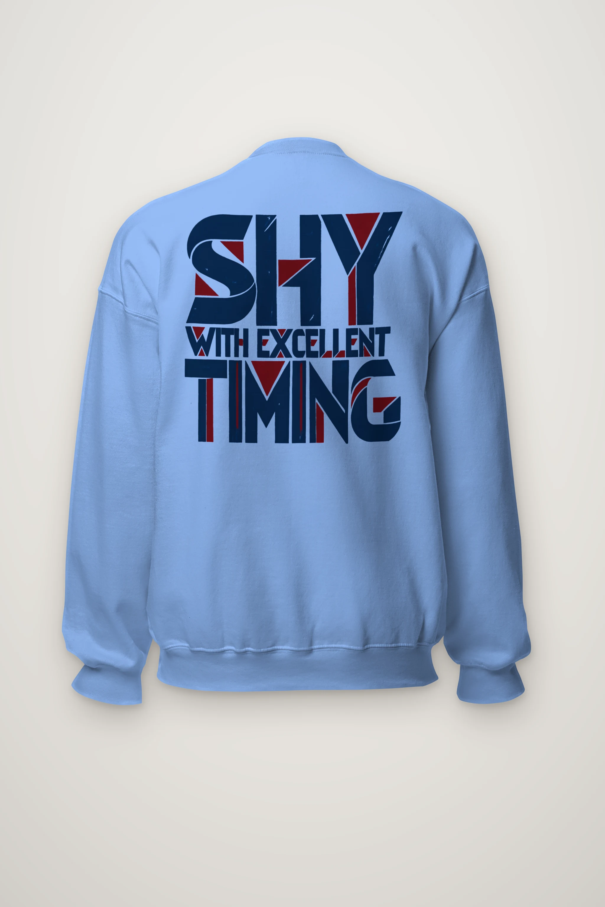 "Shy With Excellent Timing" Heavy Blend Unisex Crewneck Sweatshirt