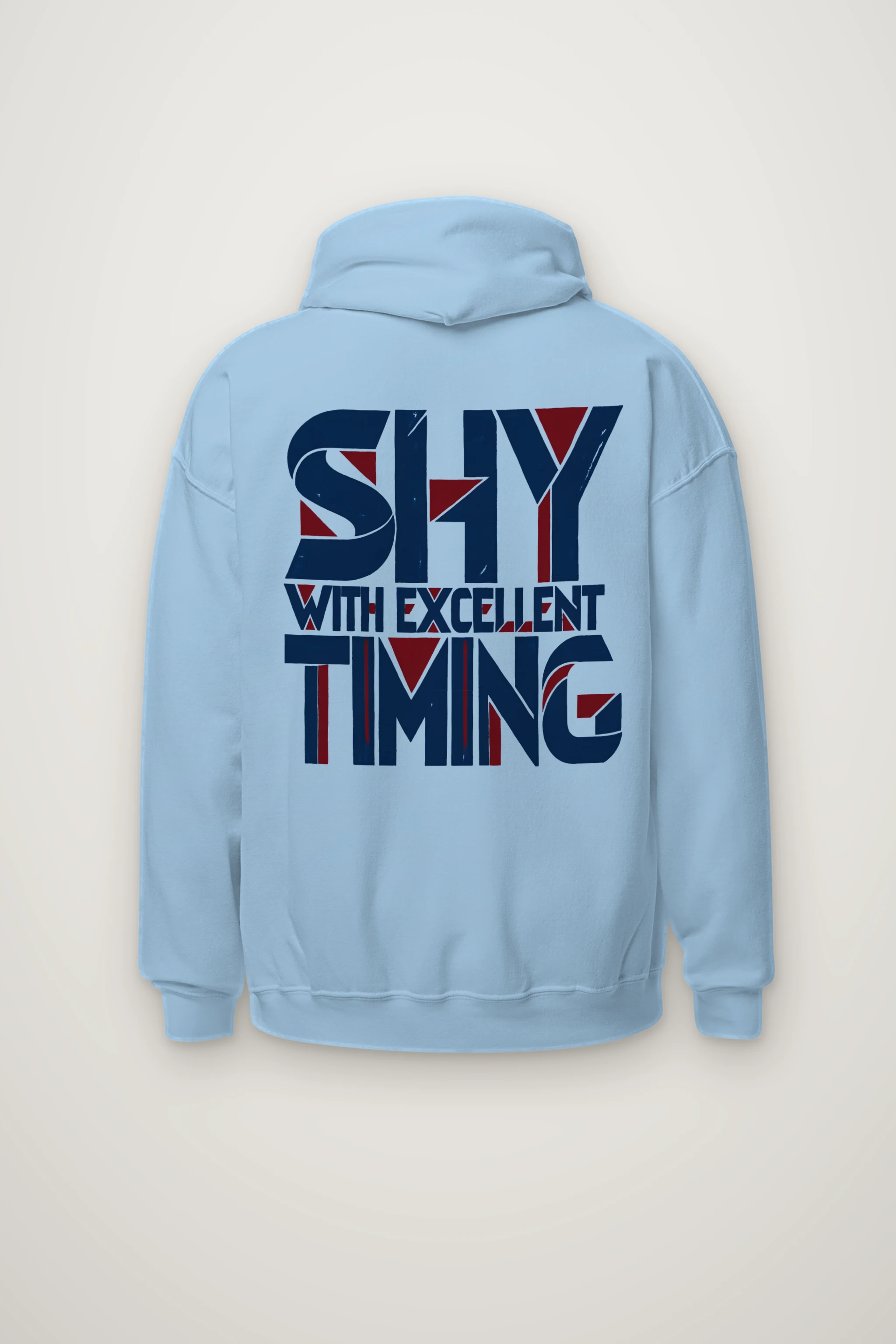 "Shy With Excellent Timing" Heavy Blend Unisex Pullover Hoodie