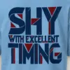 "Shy With Excellent Timing" Heavyweight Unisex Crewneck T-shirt