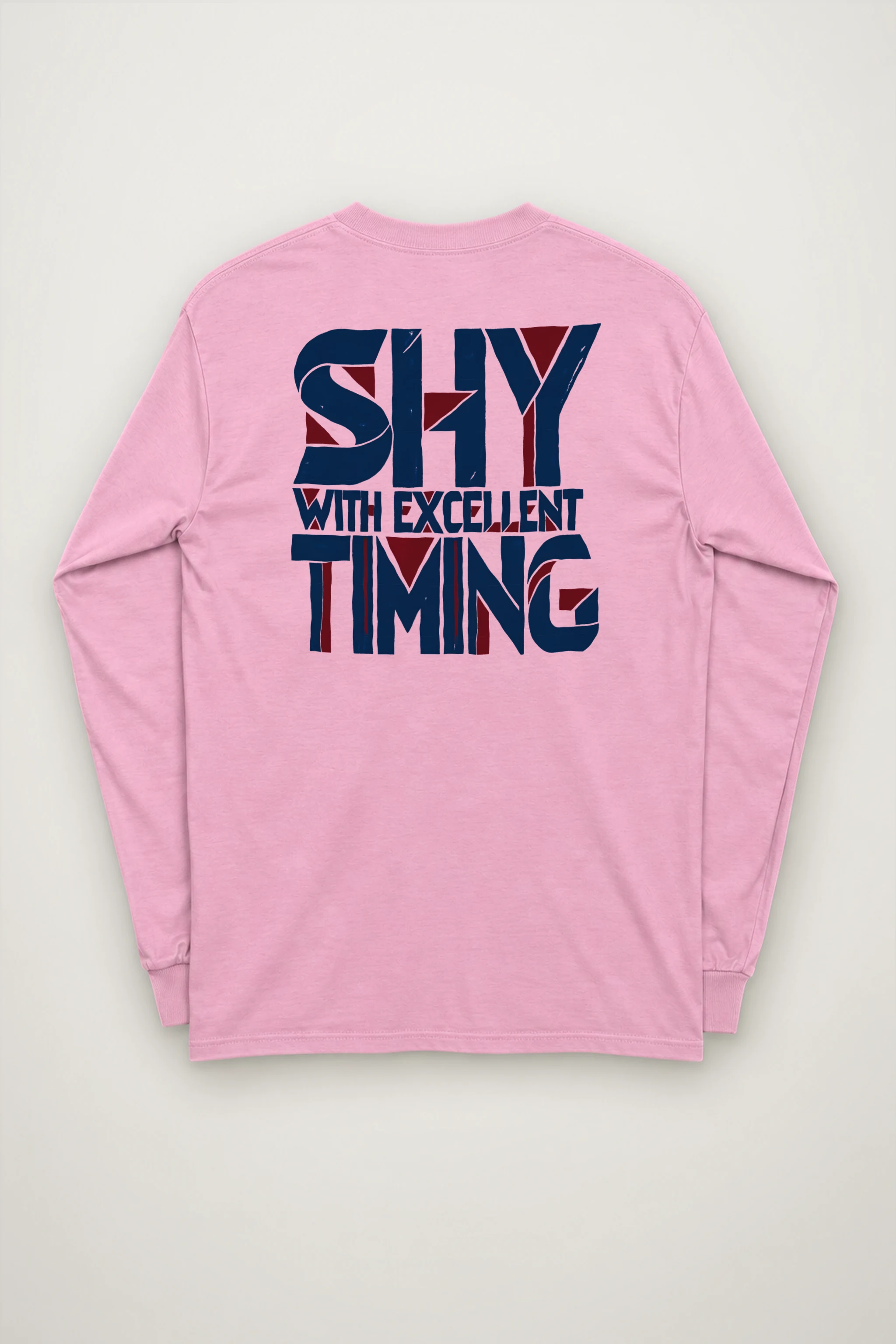 "Shy With Excellent Timing" Unisex Longsleeve T-shirt