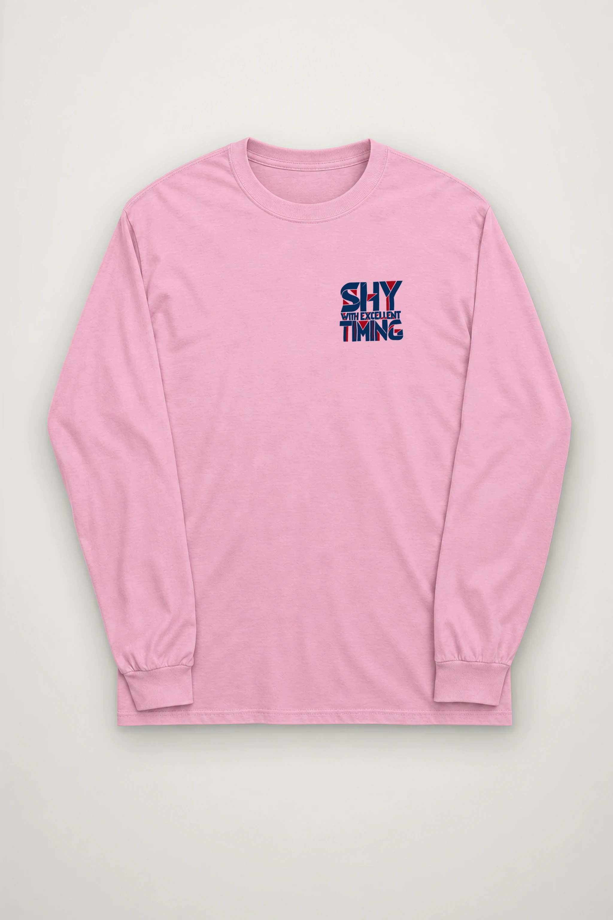 "Shy With Excellent Timing" Unisex Longsleeve T-shirt