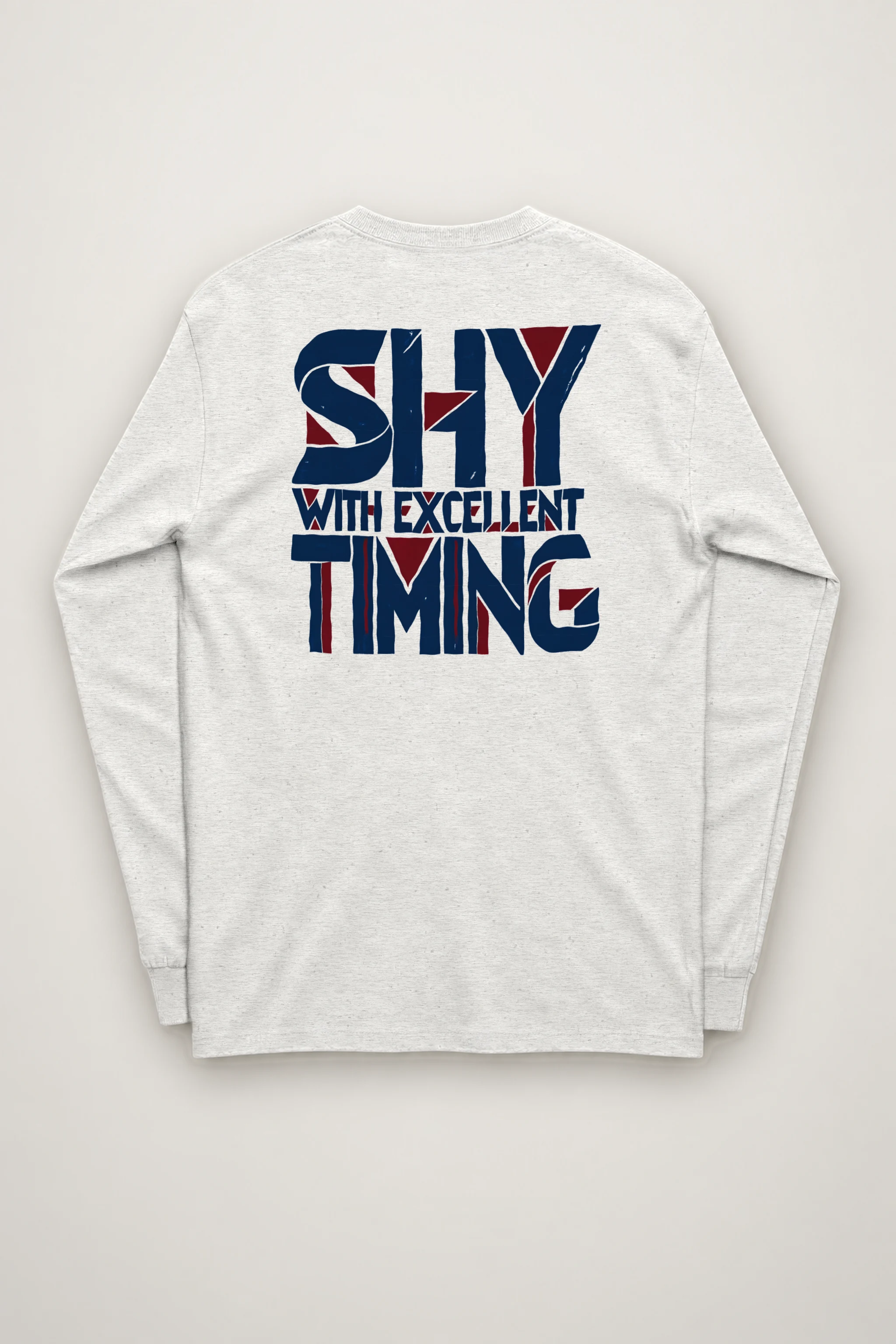 "Shy With Excellent Timing" Unisex Longsleeve T-shirt