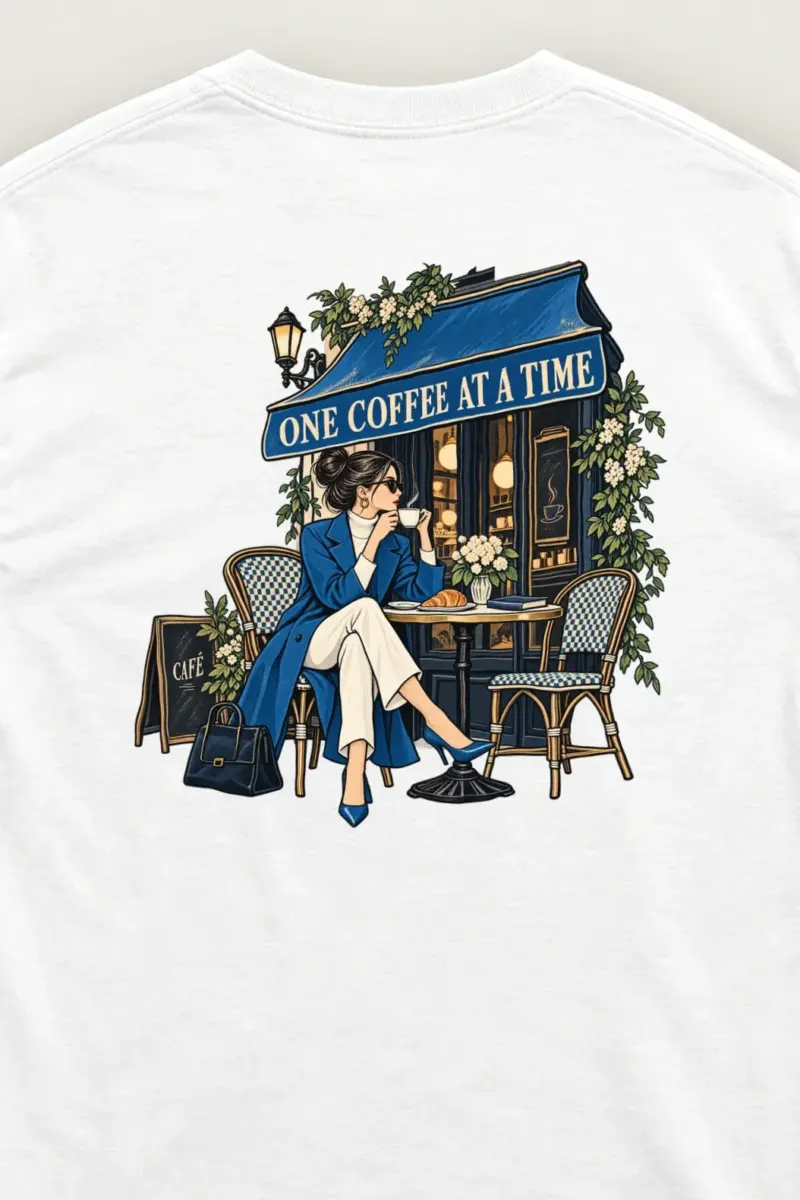 "Sidewalk Café Muse" Unisex Longsleeve T-shirt