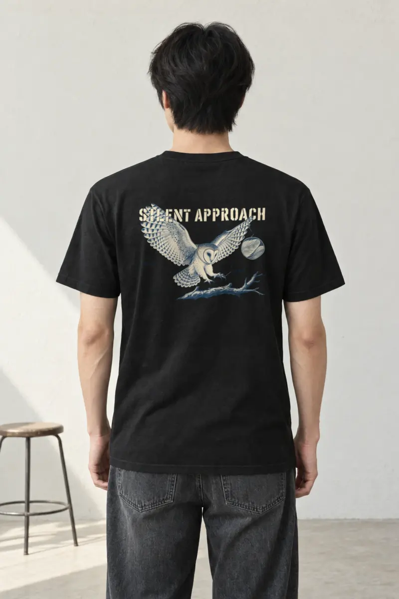"Silent Approach" Heavyweight Unisex Crewneck T-shirt