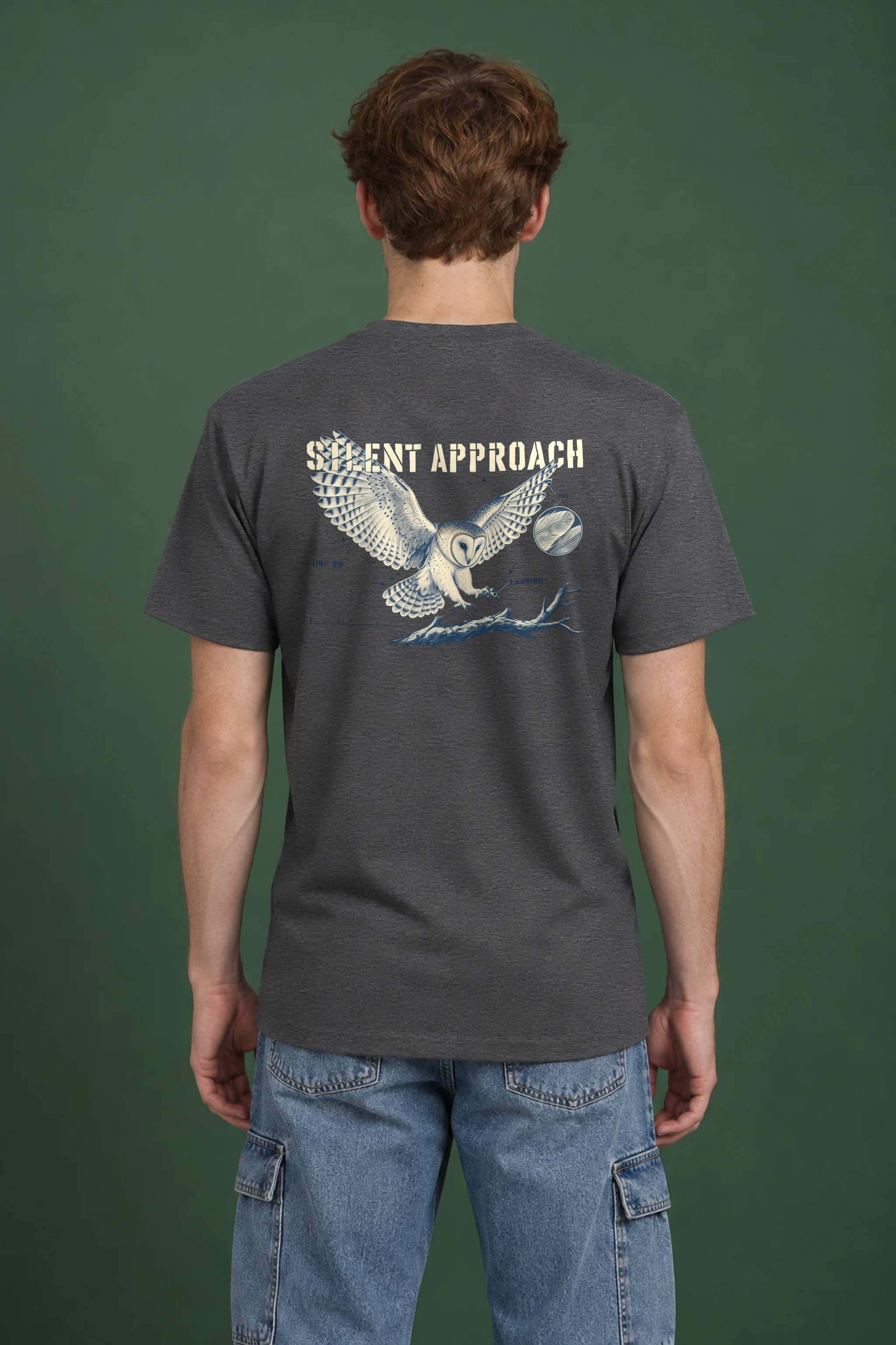 "Silent Approach" Heavyweight Unisex Crewneck T-shirt