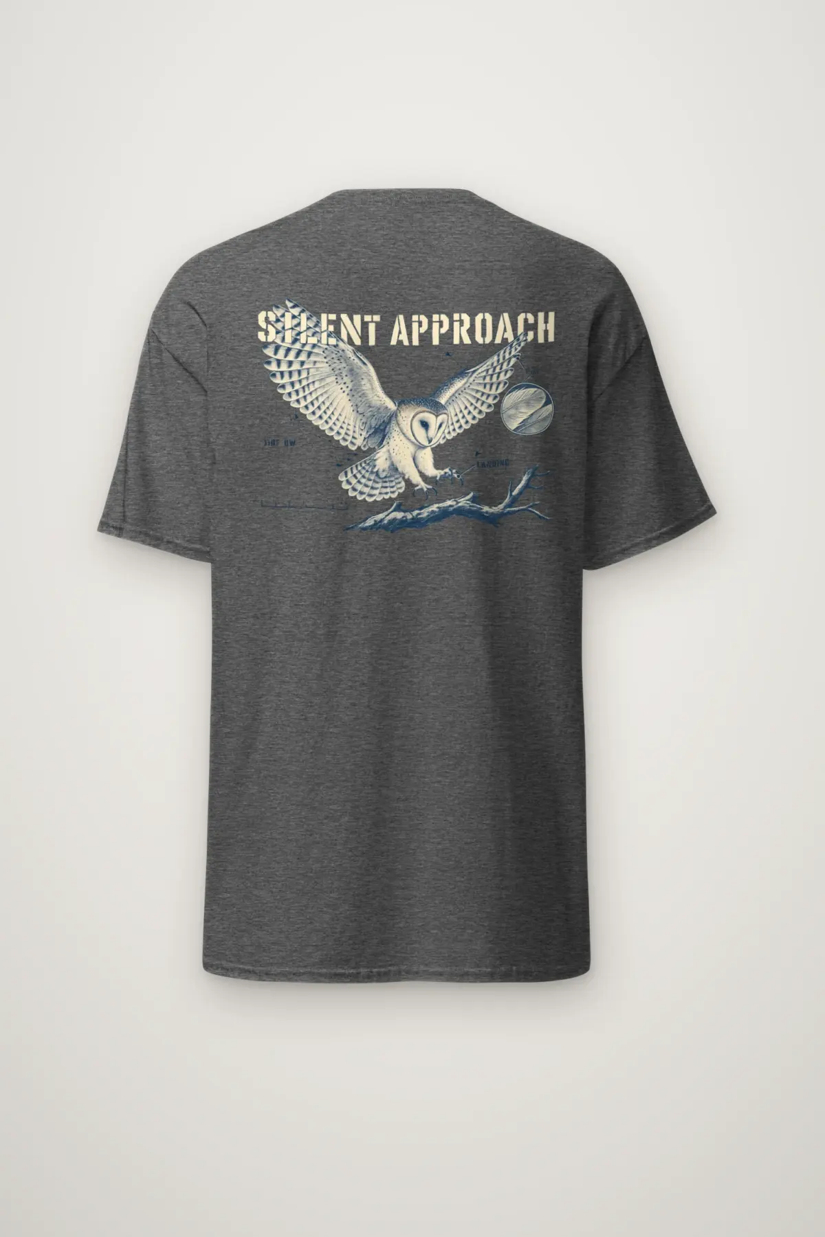 "Silent Approach" Heavyweight Unisex Crewneck T-shirt