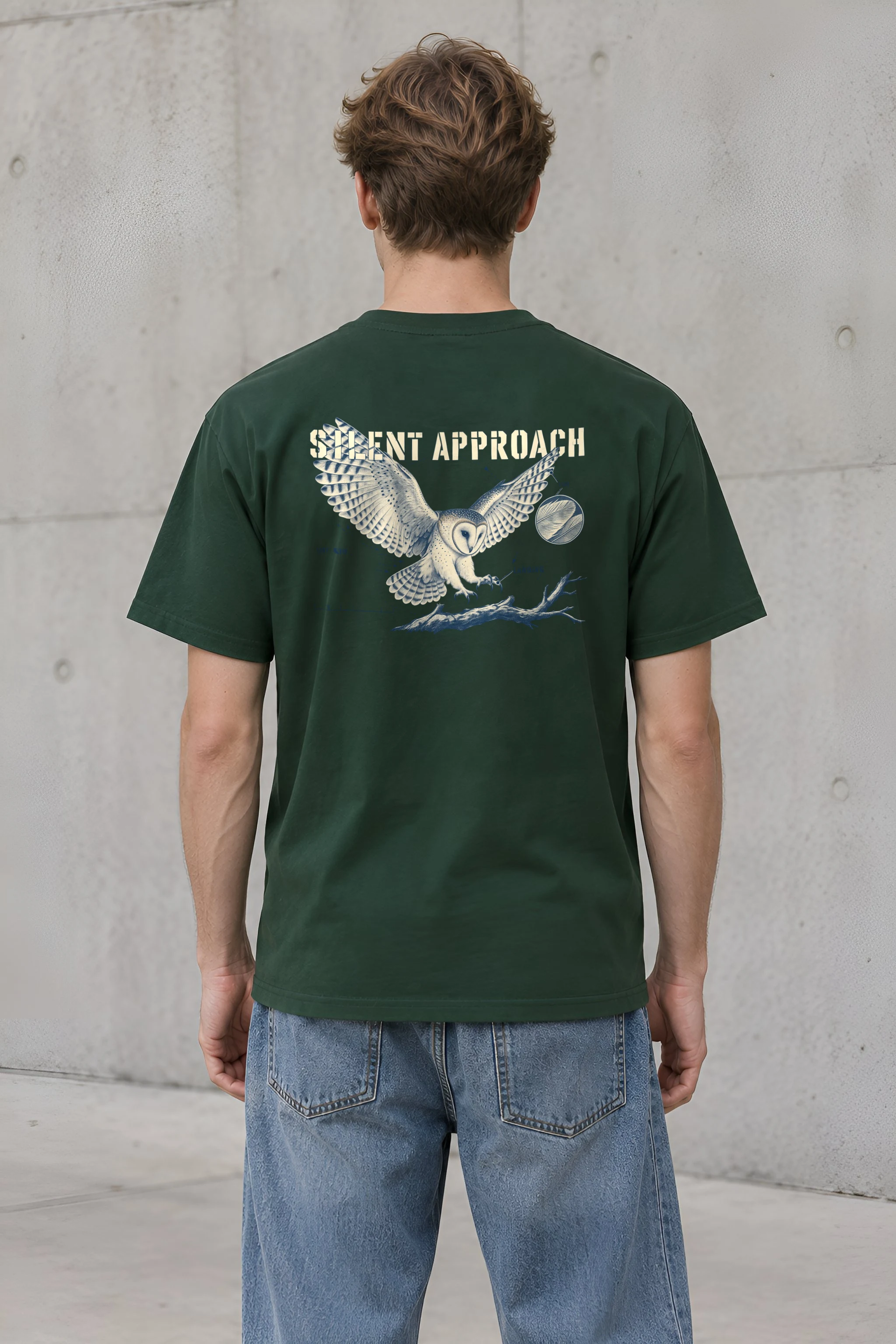 "Silent Approach" Heavyweight Unisex Crewneck T-shirt