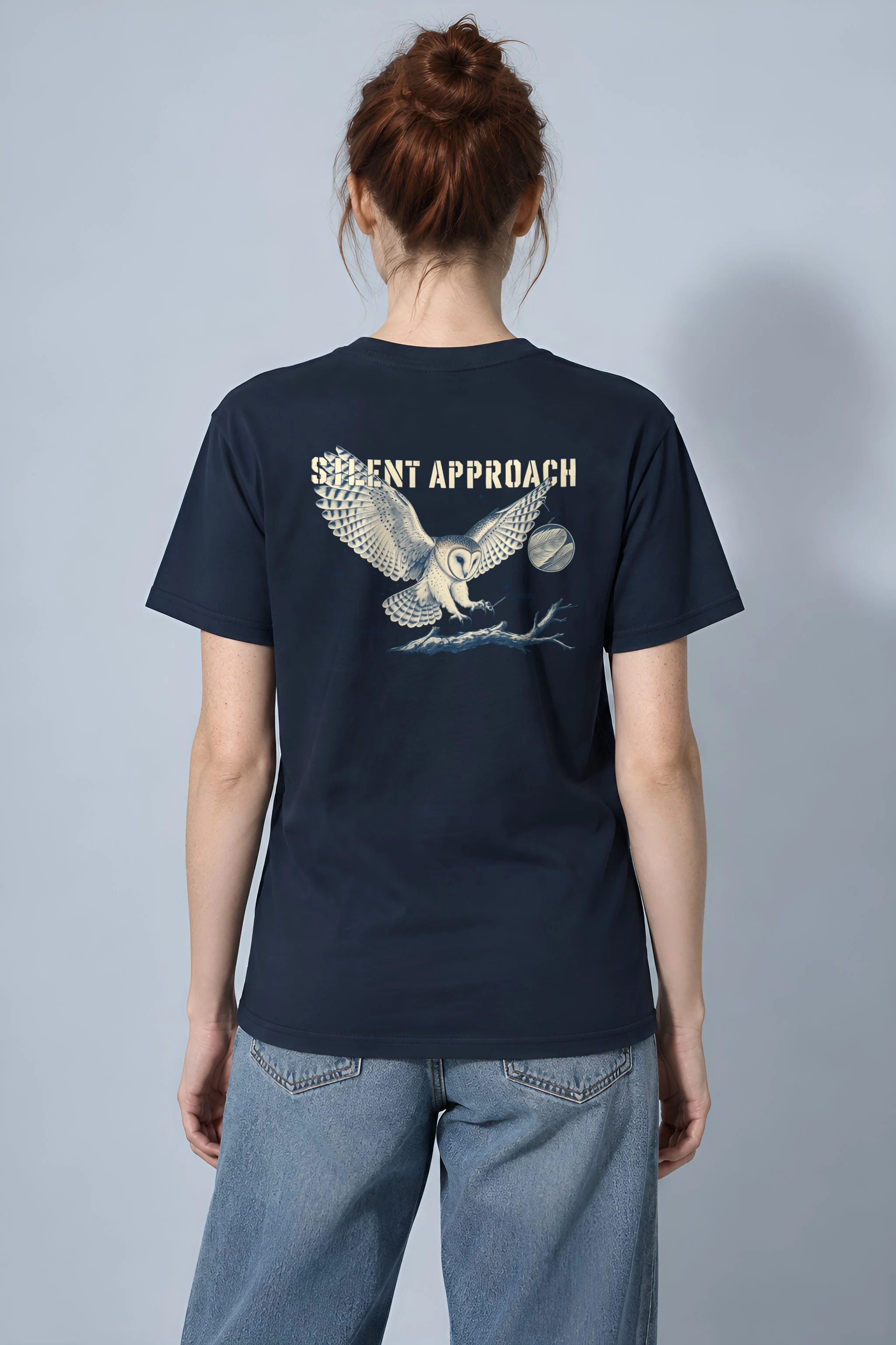 "Silent Approach" Heavyweight Unisex Crewneck T-shirt