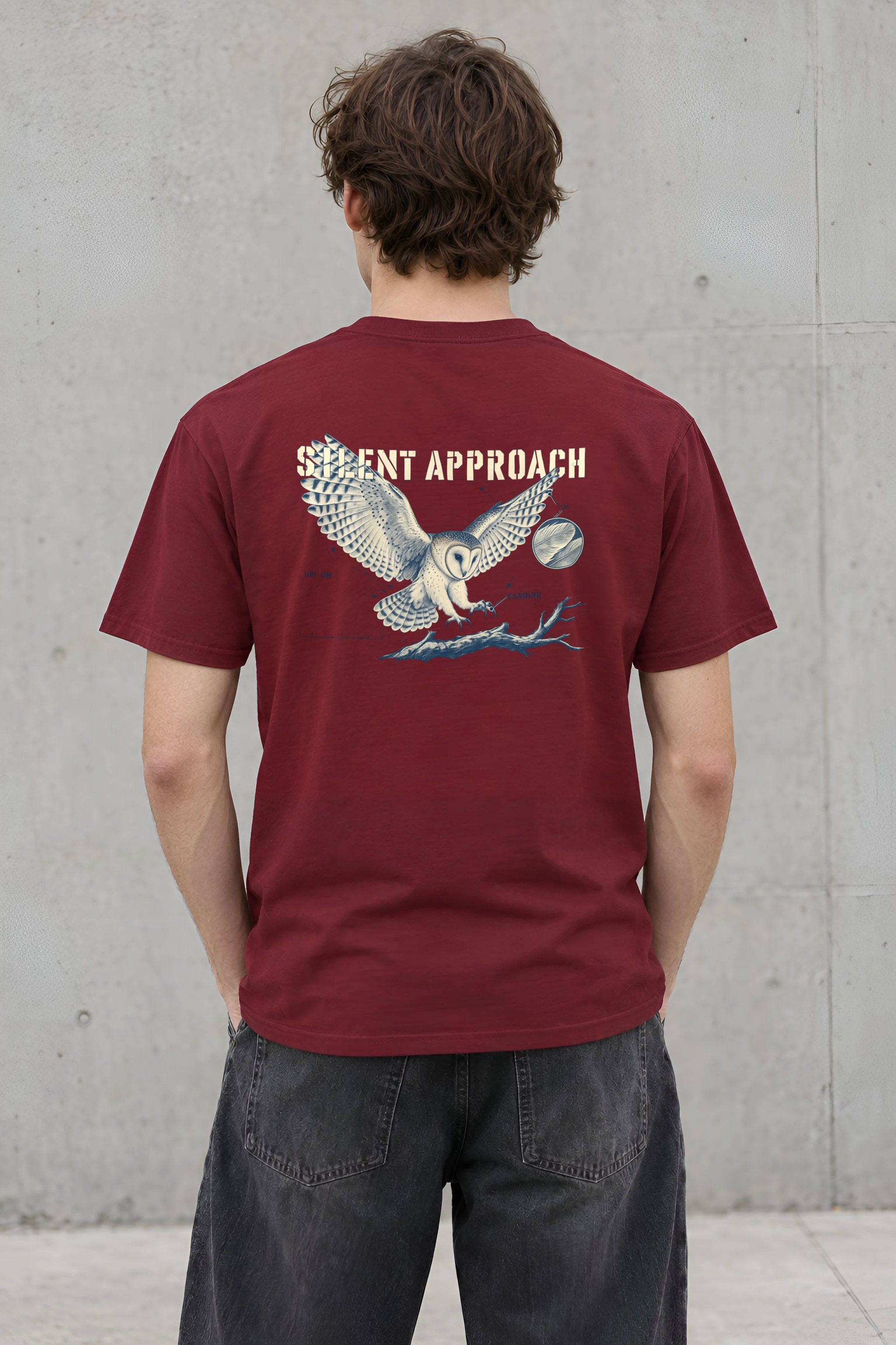 "Silent Approach" Heavyweight Unisex Crewneck T-shirt