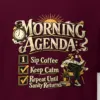 "Sip Coffee Repeat" Heavyweight Unisex Crewneck T-shirt