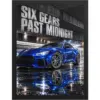"Six Gears Past Midnight" Premium Wooden Framed Poster