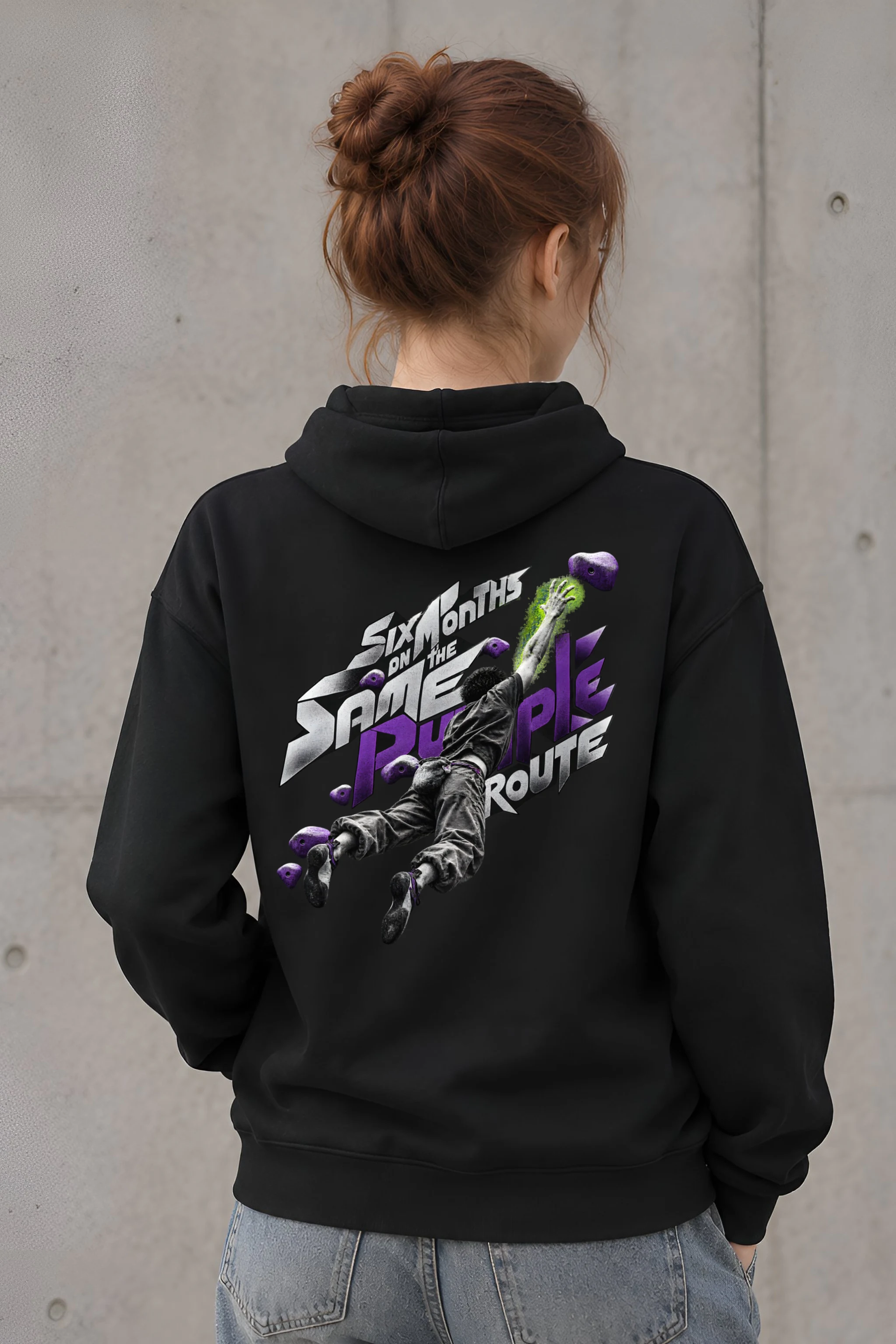 "Six Months on the Same Purple Route" Heavy Blend Unisex Pullover Hoodie
