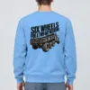 "Six Wheels for a Two-Day Weekend" Heavy Blend Unisex Crewneck Sweatshirt