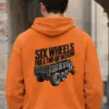 "Six Wheels for a Two-Day Weekend" Heavy Blend Unisex Pullover Hoodie
