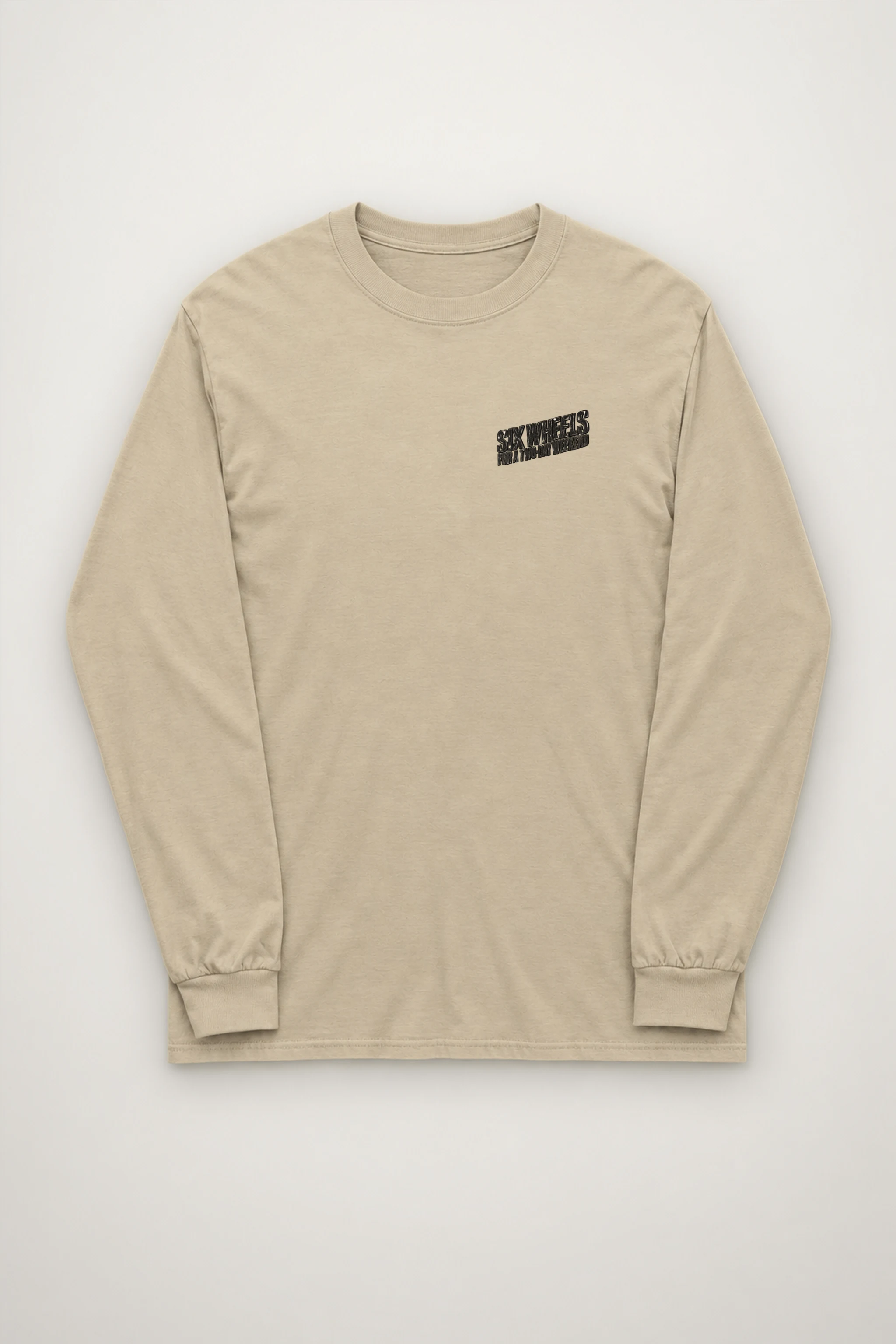 "Six Wheels for a Two-Day Weekend" Unisex Longsleeve T-shirt