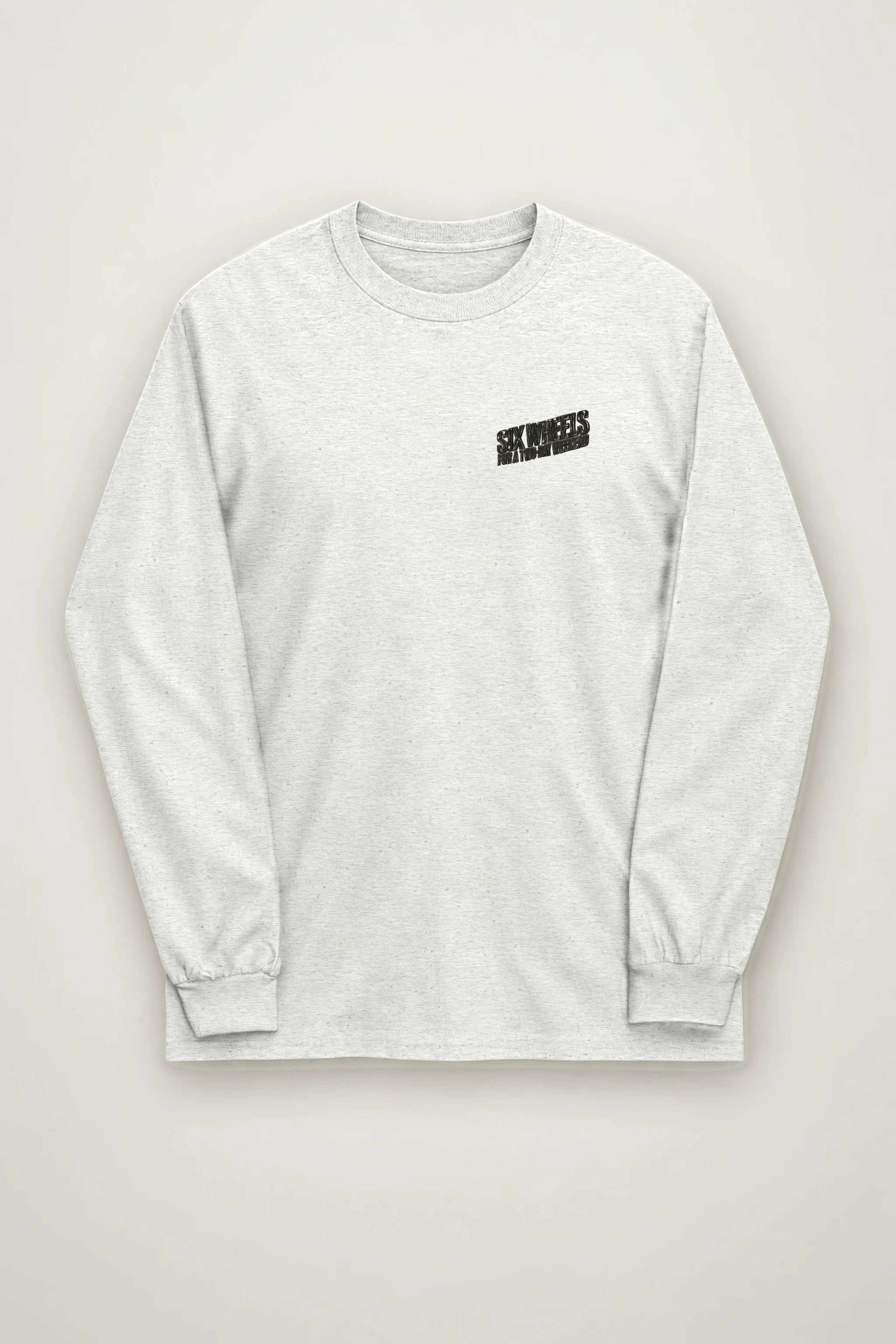 "Six Wheels for a Two-Day Weekend" Unisex Longsleeve T-shirt