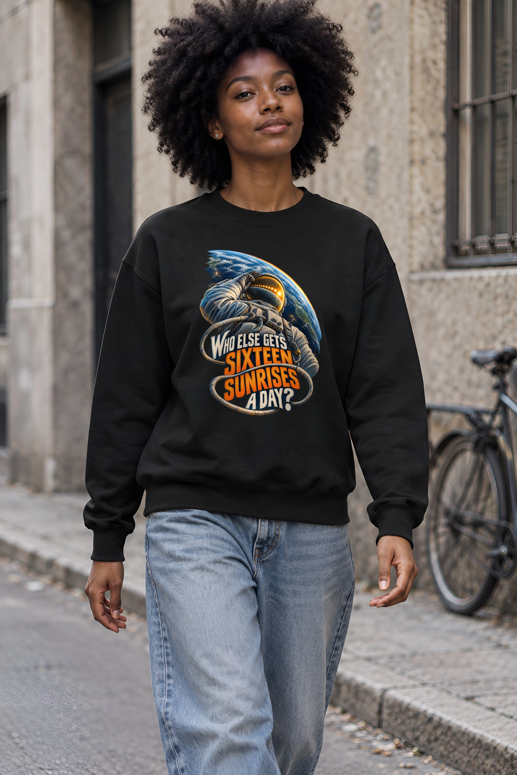 "Sixteen Sunrises" Unisex Crewneck Sweatshirt