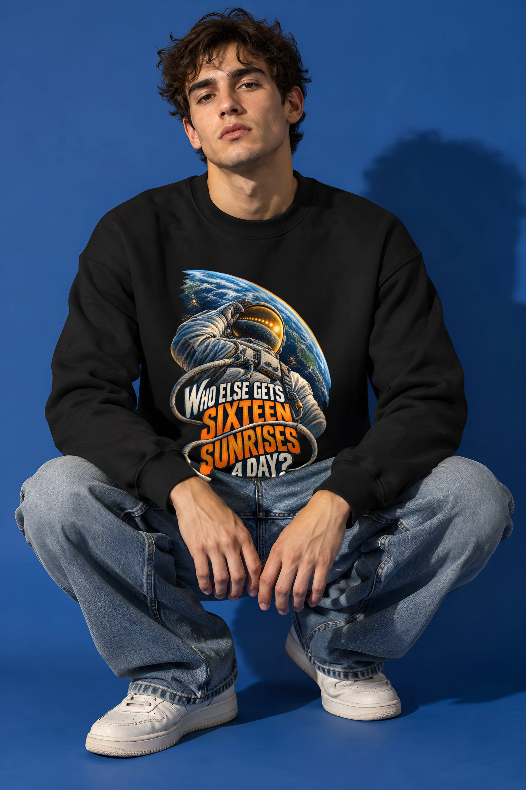 "Sixteen Sunrises" Unisex Crewneck Sweatshirt