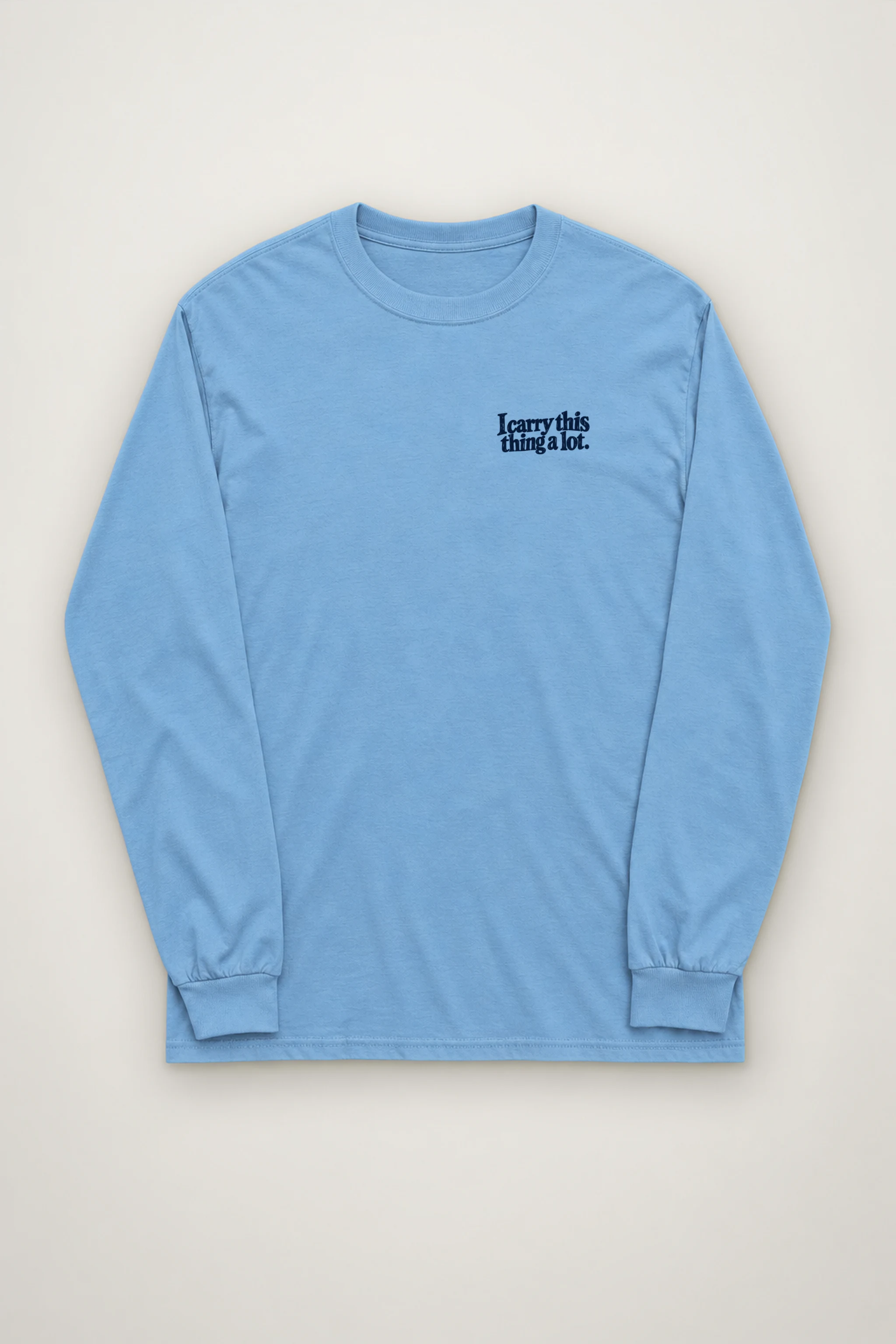 "Skater Carrying Red Board" Unisex Longsleeve T-shirt