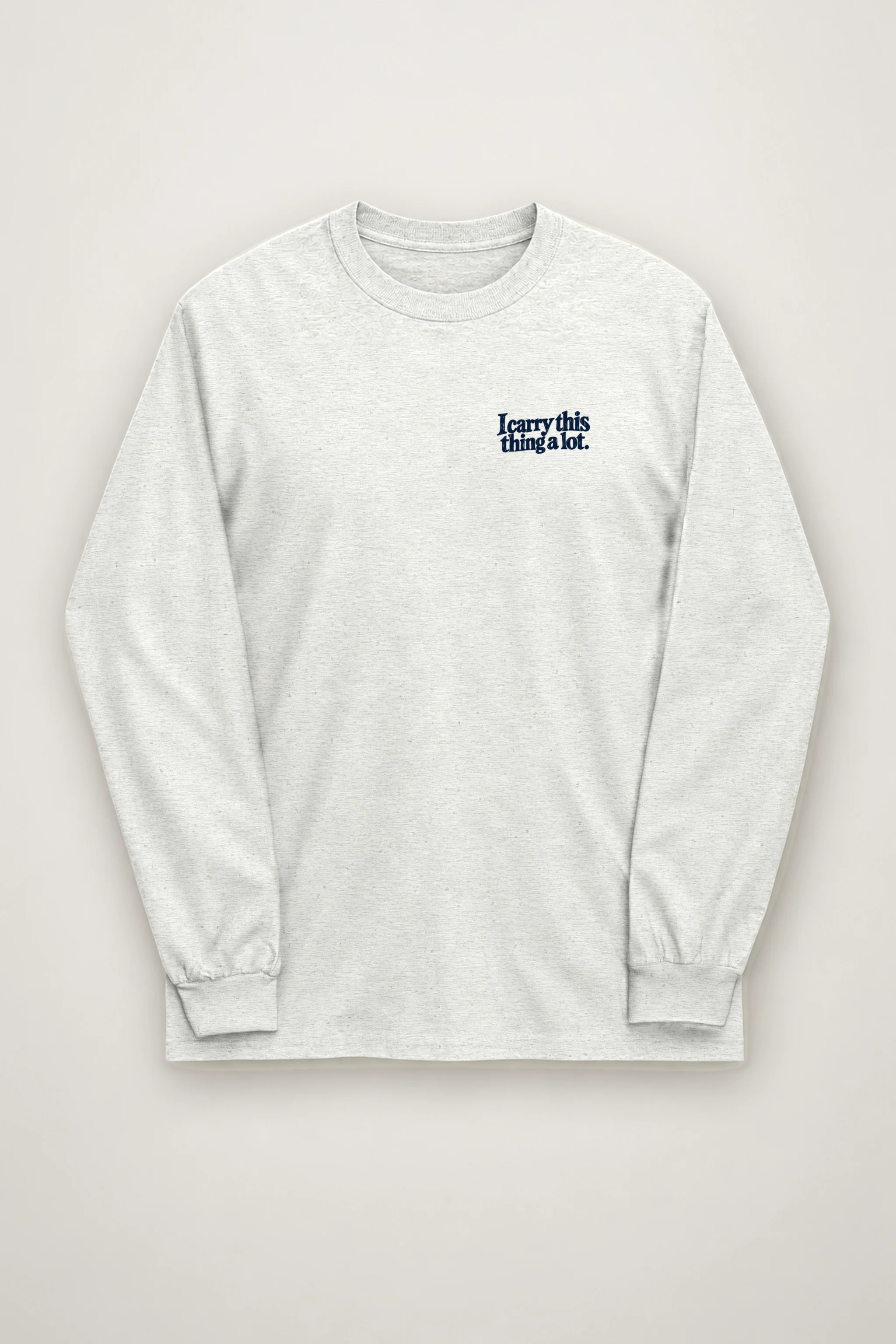 "Skater Carrying Red Board" Unisex Longsleeve T-shirt