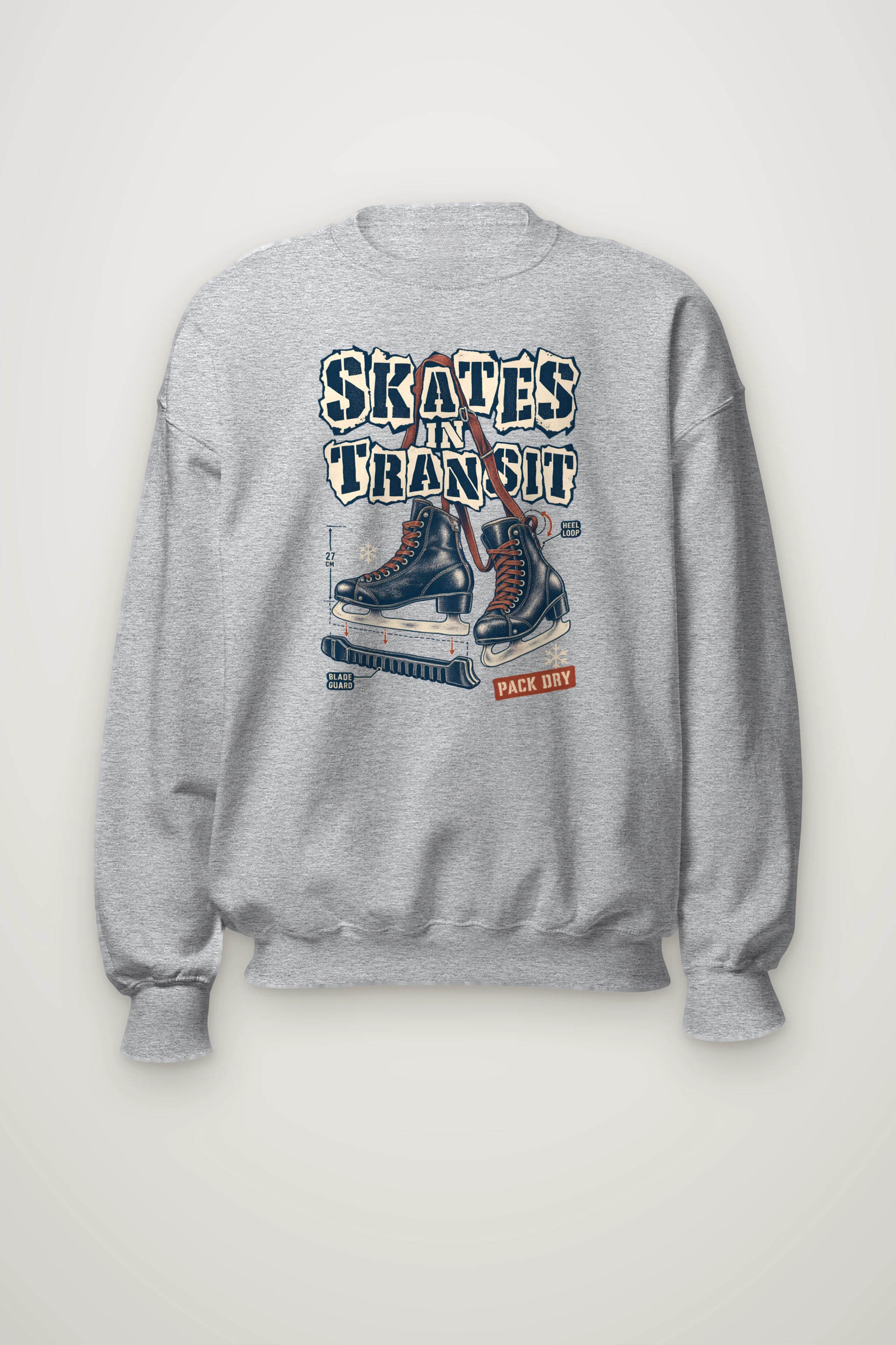 "Skates in Transit" Heavy Blend Unisex Crewneck Sweatshirt