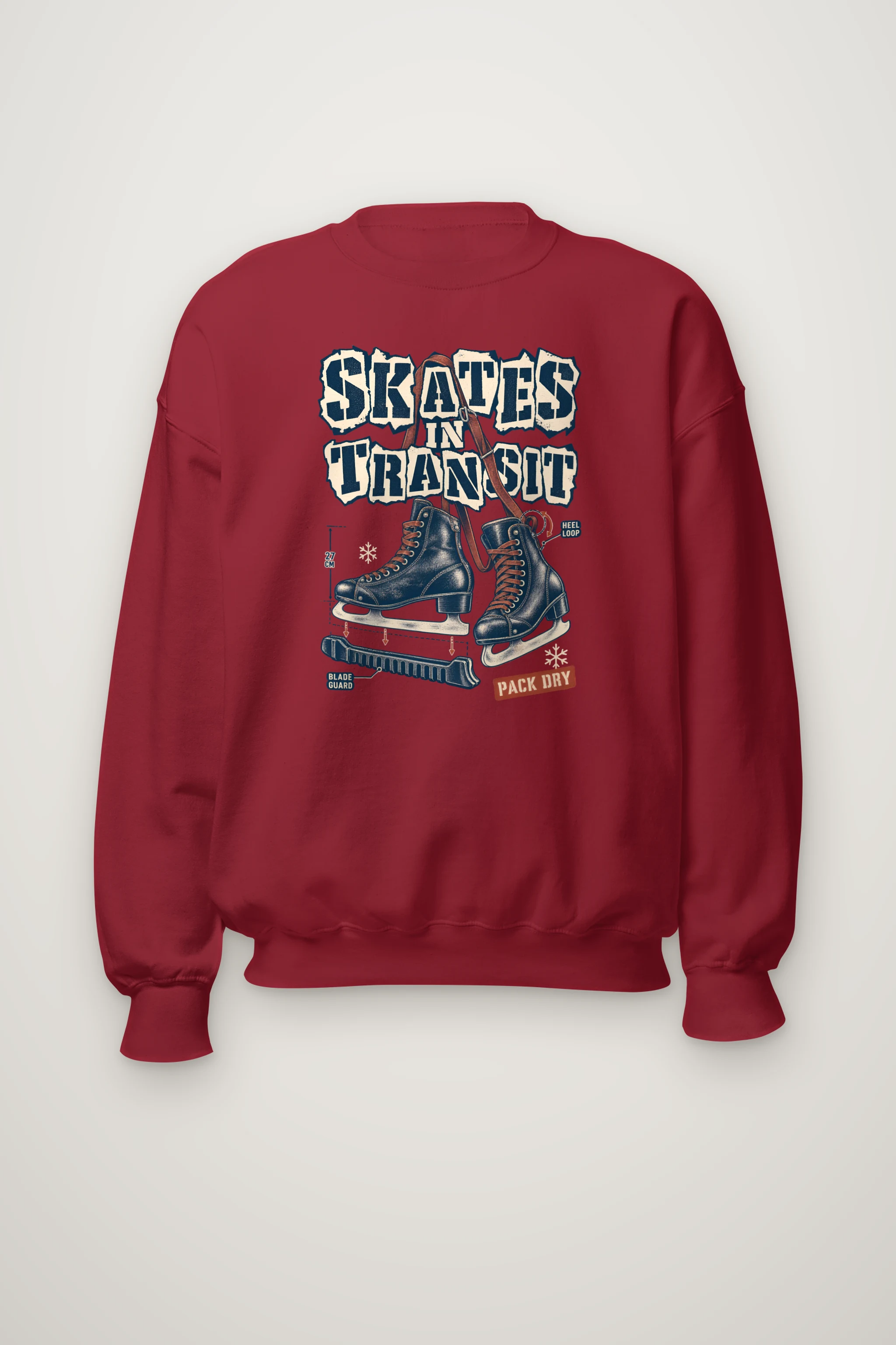"Skates in Transit" Heavy Blend Unisex Crewneck Sweatshirt