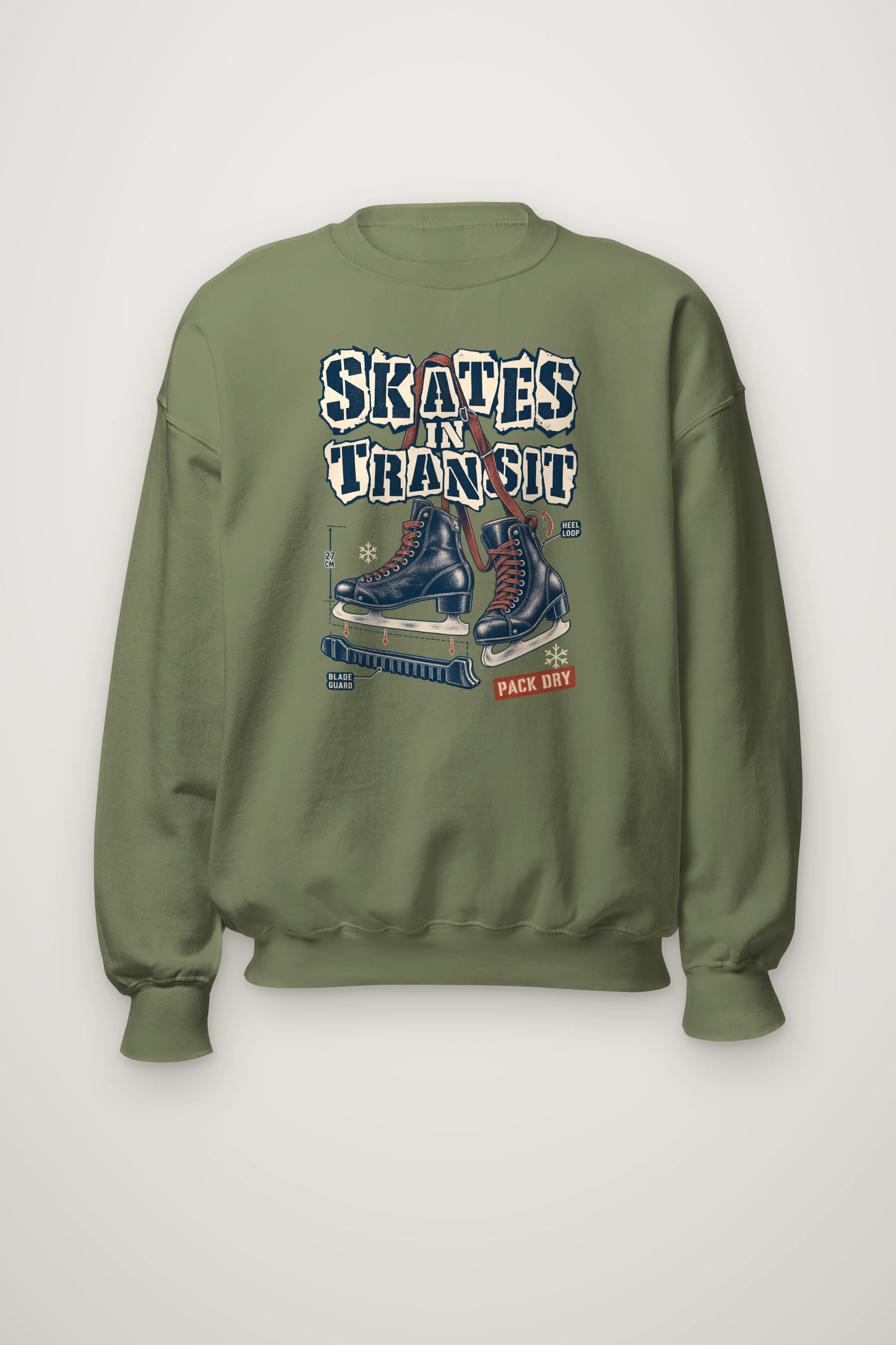 "Skates in Transit" Heavy Blend Unisex Crewneck Sweatshirt