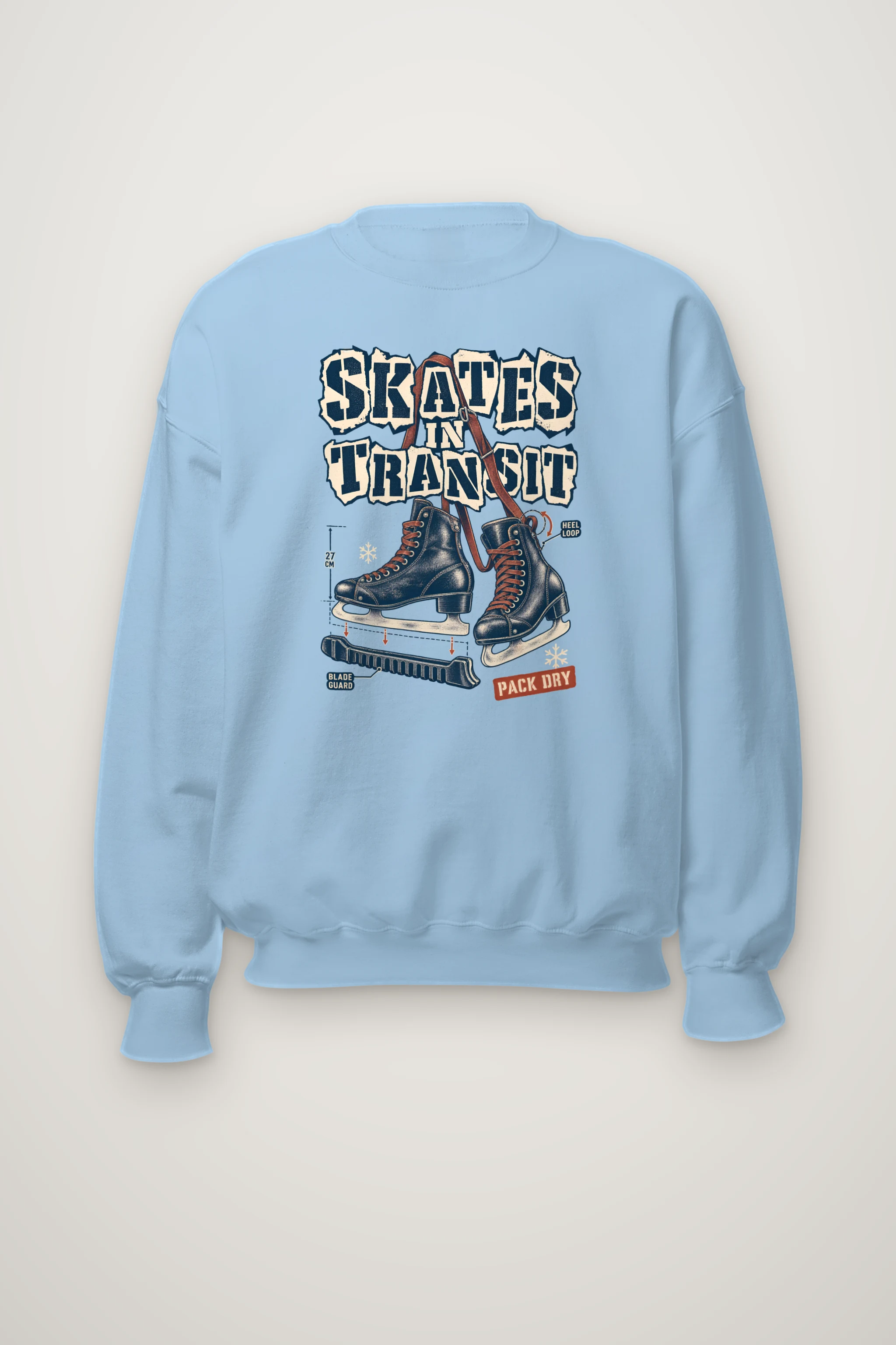 "Skates in Transit" Heavy Blend Unisex Crewneck Sweatshirt