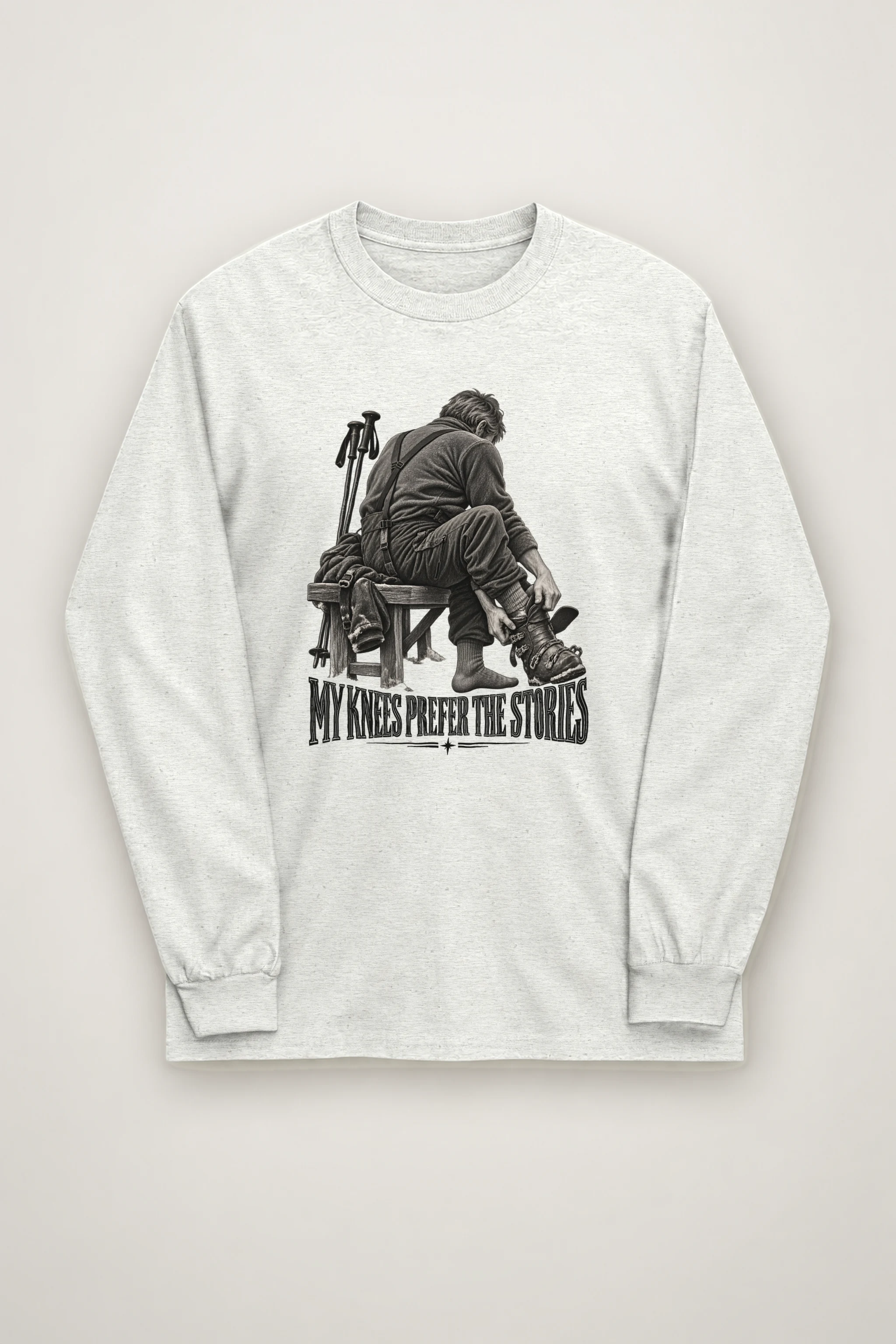 "Ski Boot Buckles" Unisex Longsleeve T-shirt