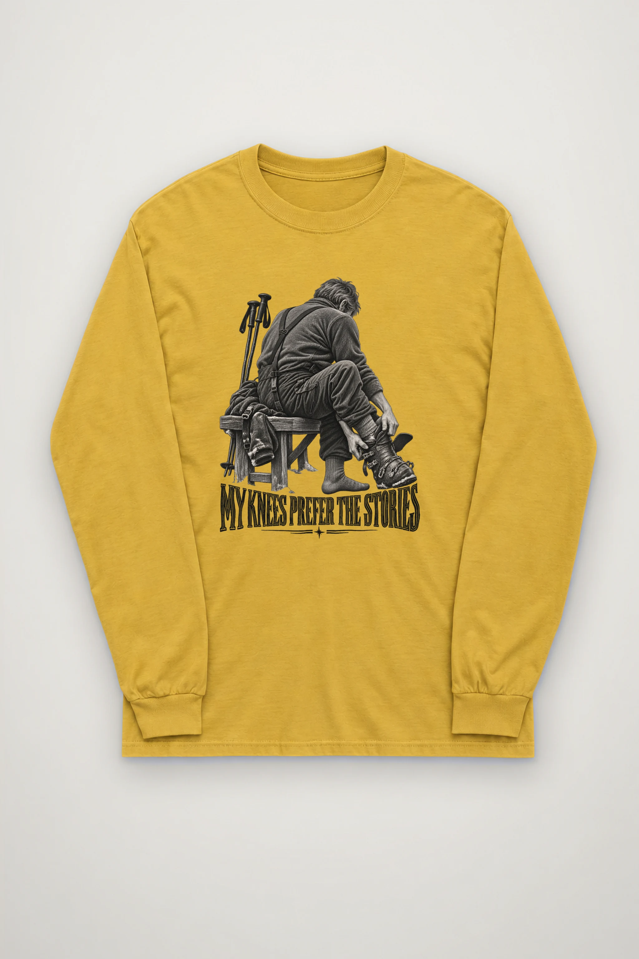"Ski Boot Buckles" Unisex Longsleeve T-shirt