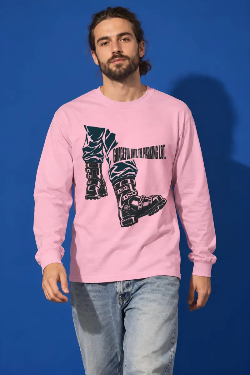 "Ski Boot Stride" Unisex Longsleeve T-shirt