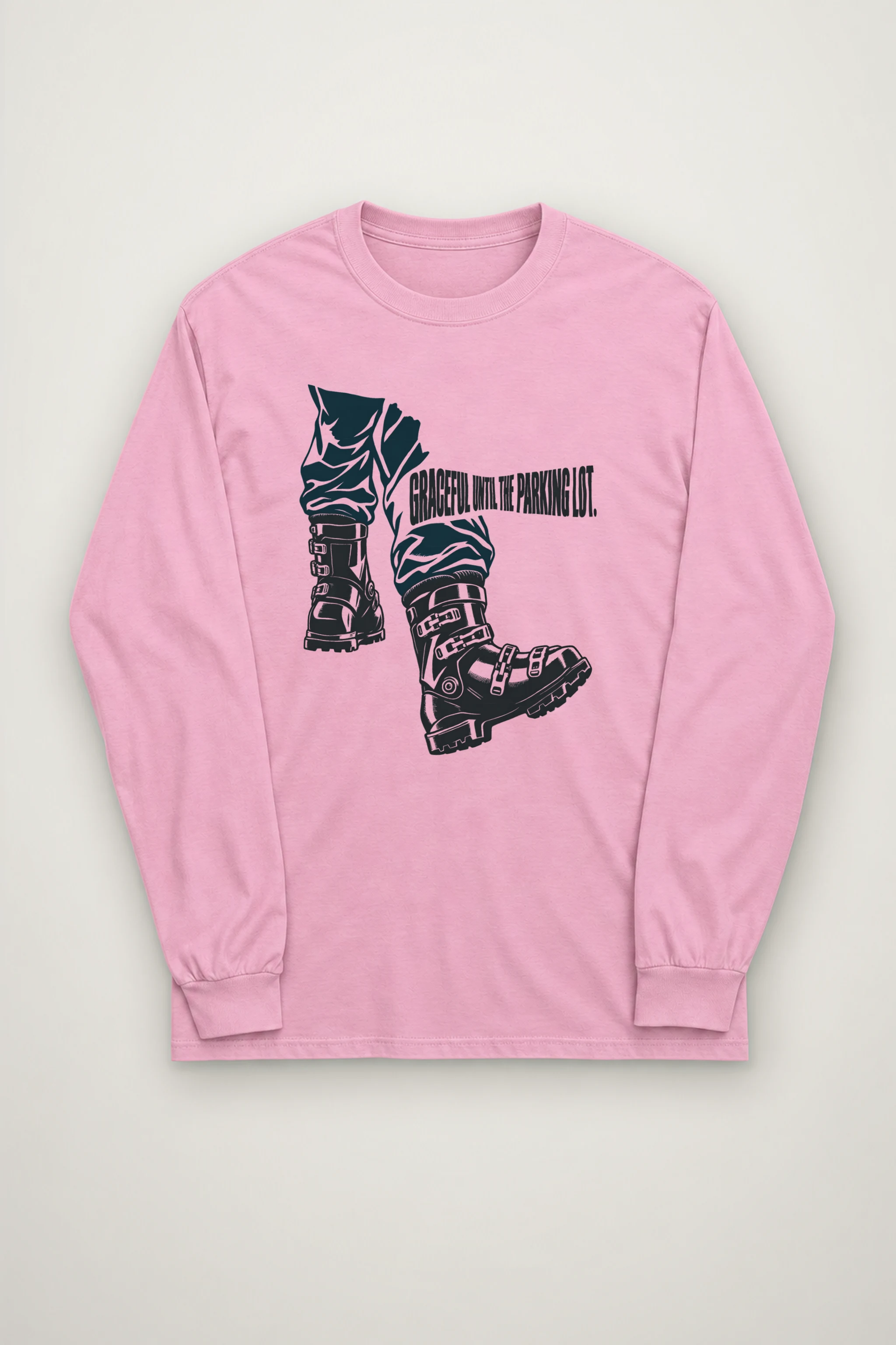 "Ski Boot Stride" Unisex Longsleeve T-shirt