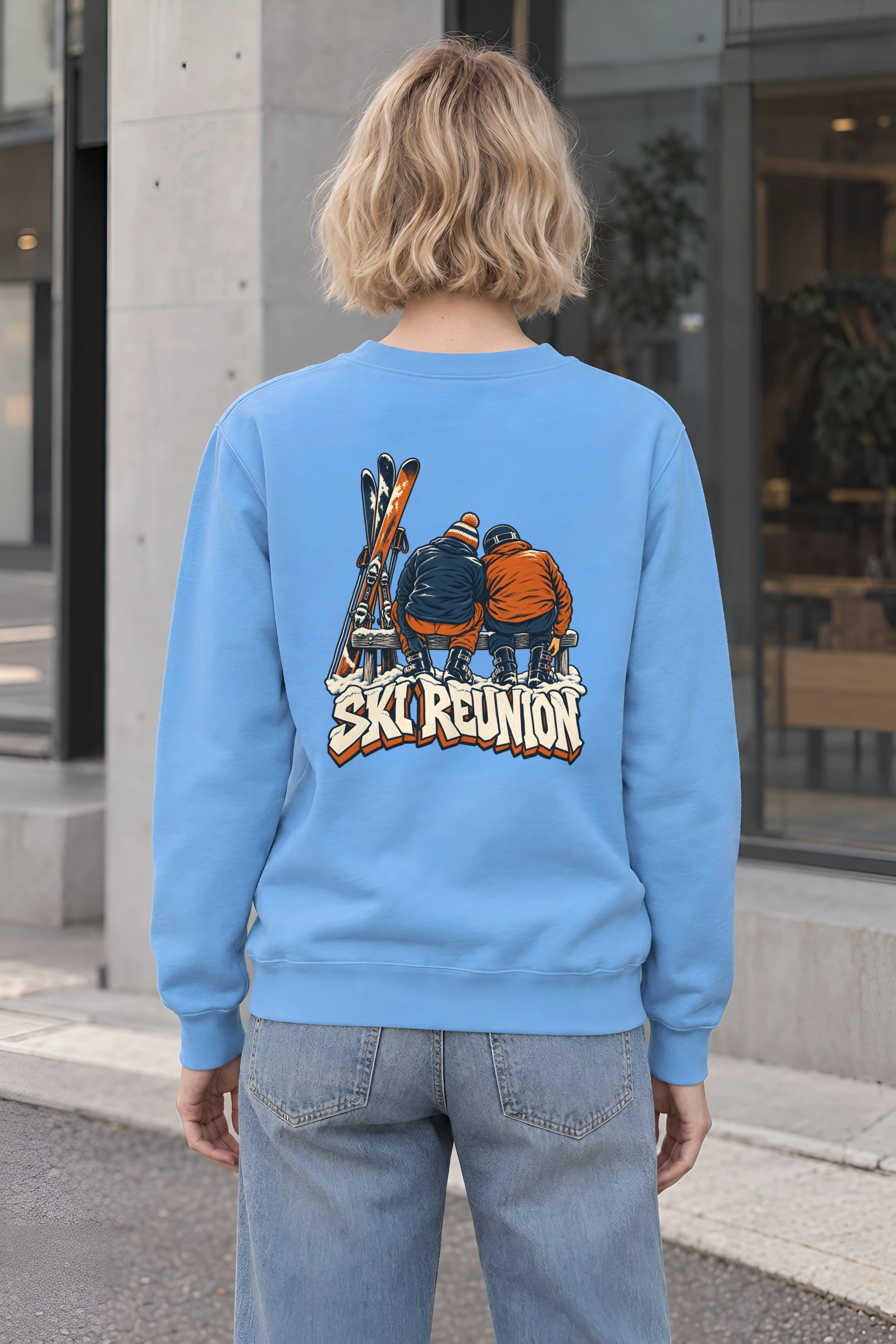 "Ski Reunion" Heavy Blend Unisex Crewneck Sweatshirt