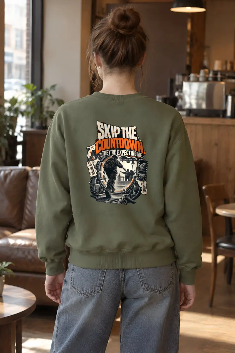 "Skip the Countdown" Heavy Blend Unisex Crewneck Sweatshirt