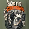 "Skip the Countdown" Heavyweight Unisex Crewneck T-shirt
