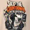 "Skip The Countdown" Men's Oversized Heavyweight Crewneck T-Shirt