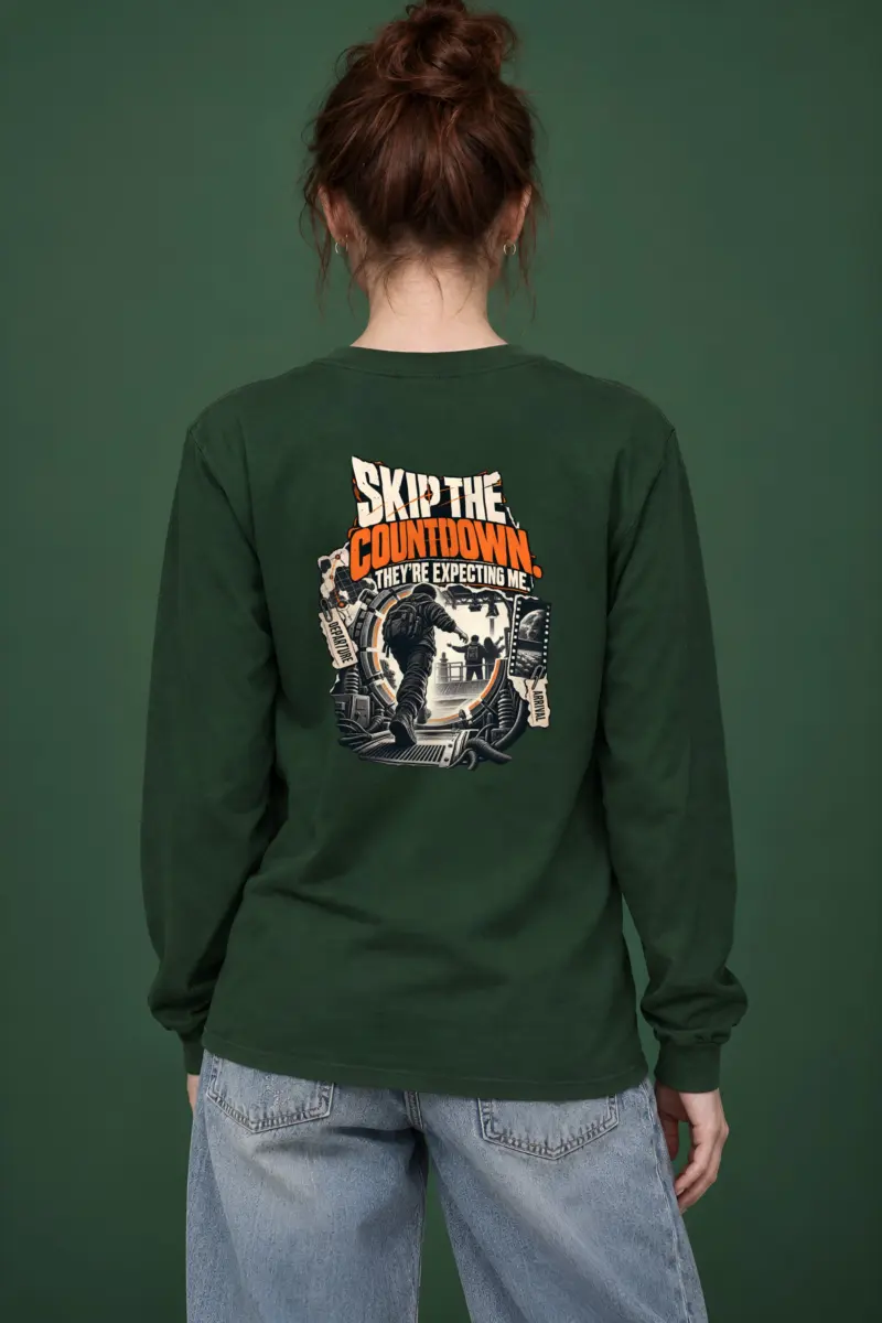 "Skip the Countdown" Unisex Longsleeve T-shirt