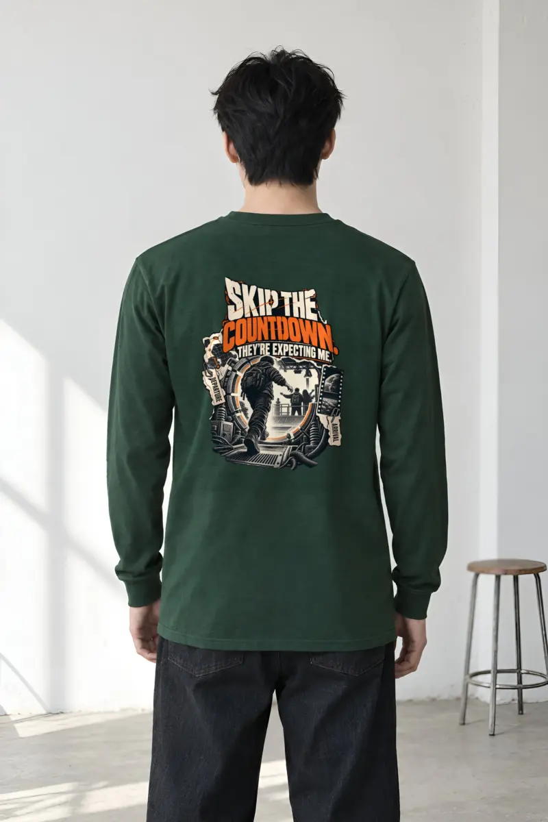 “Skip the Countdown” Unisex Longsleeve T-shirt