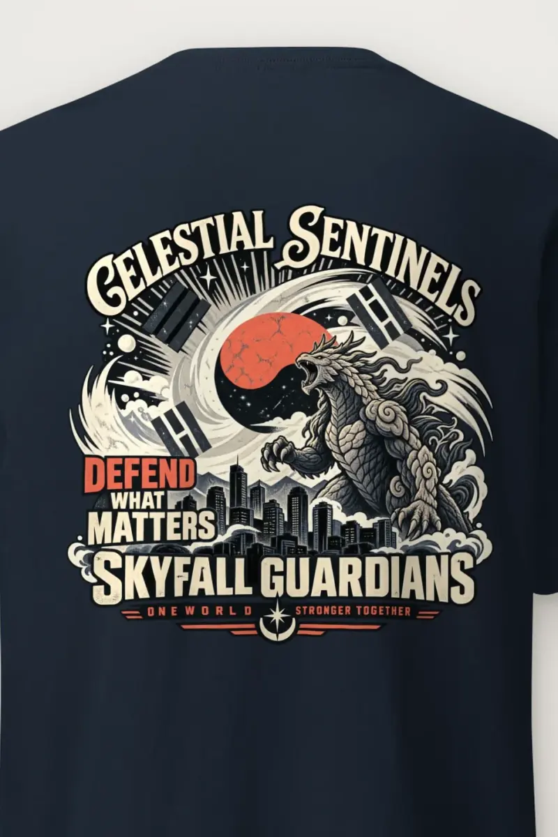 "Skyfall Guardians" Heavyweight Unisex Crewneck T-shirt