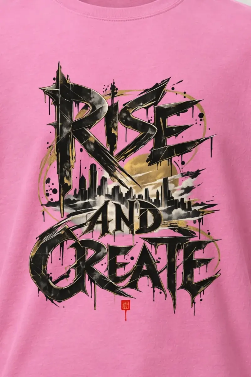 "Skyline Manifest" Heavyweight Unisex Crewneck T-shirt